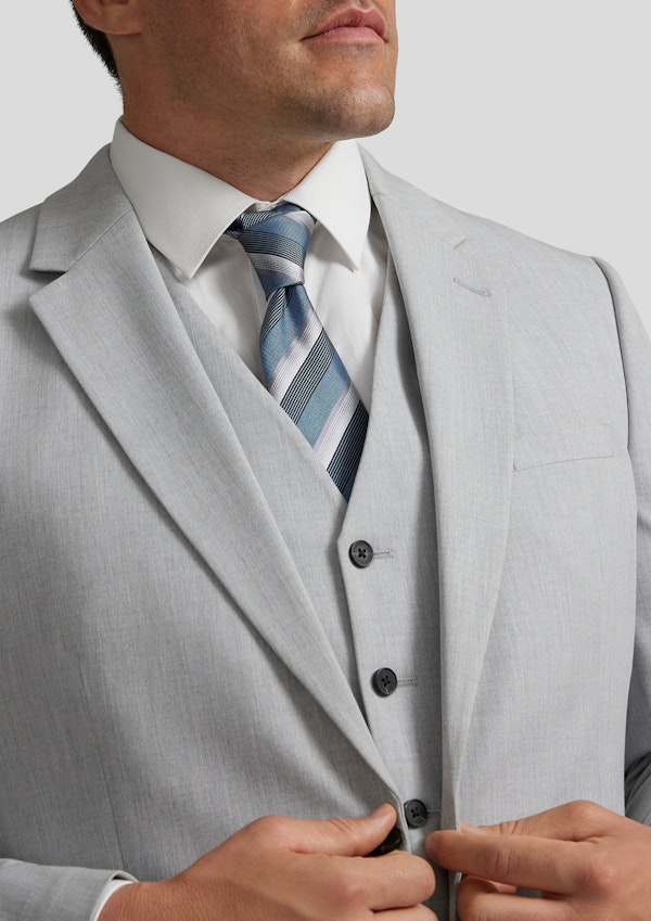 Silver Tanner Stretch Waistcoat