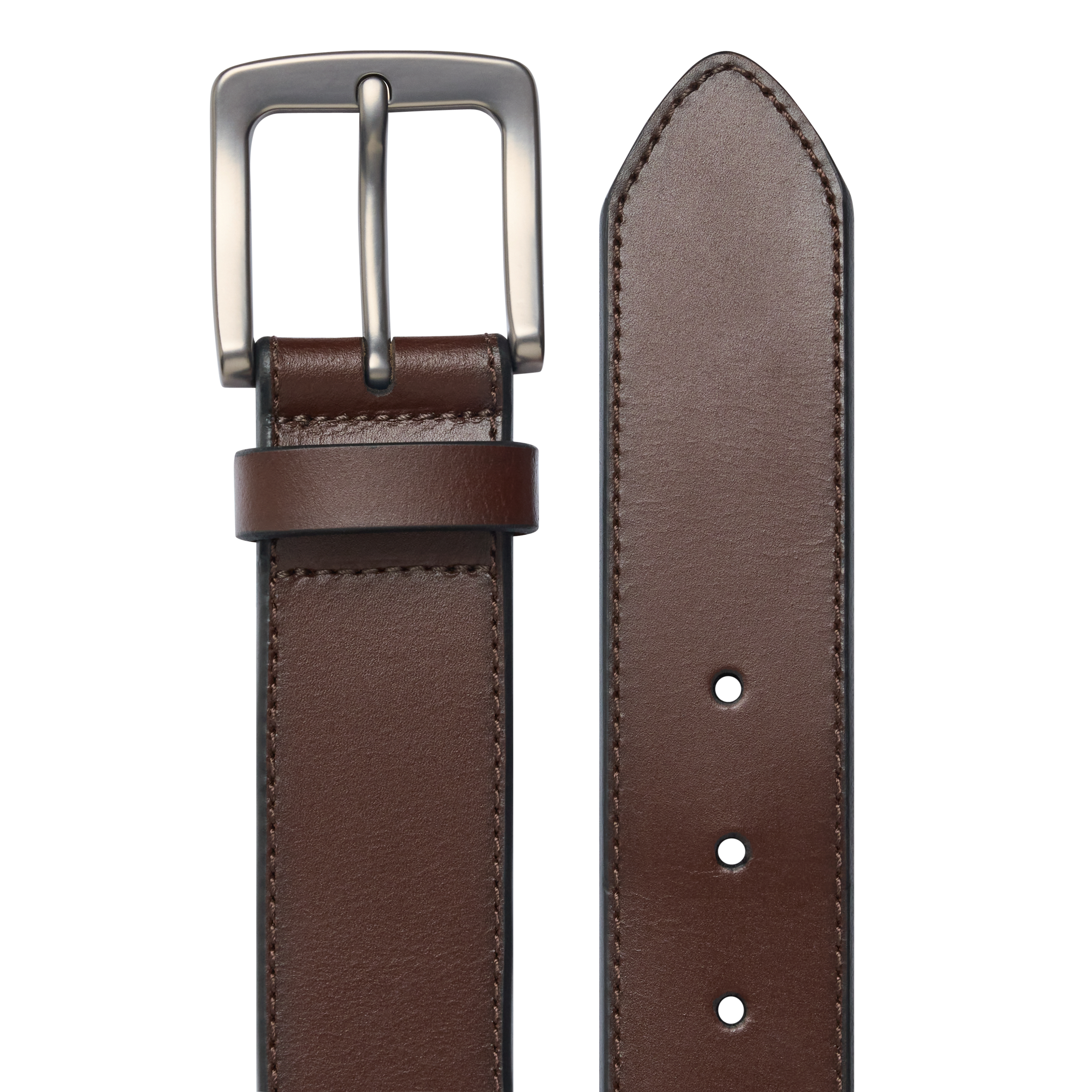 Chocolate Drew Genuine Leather Belt
