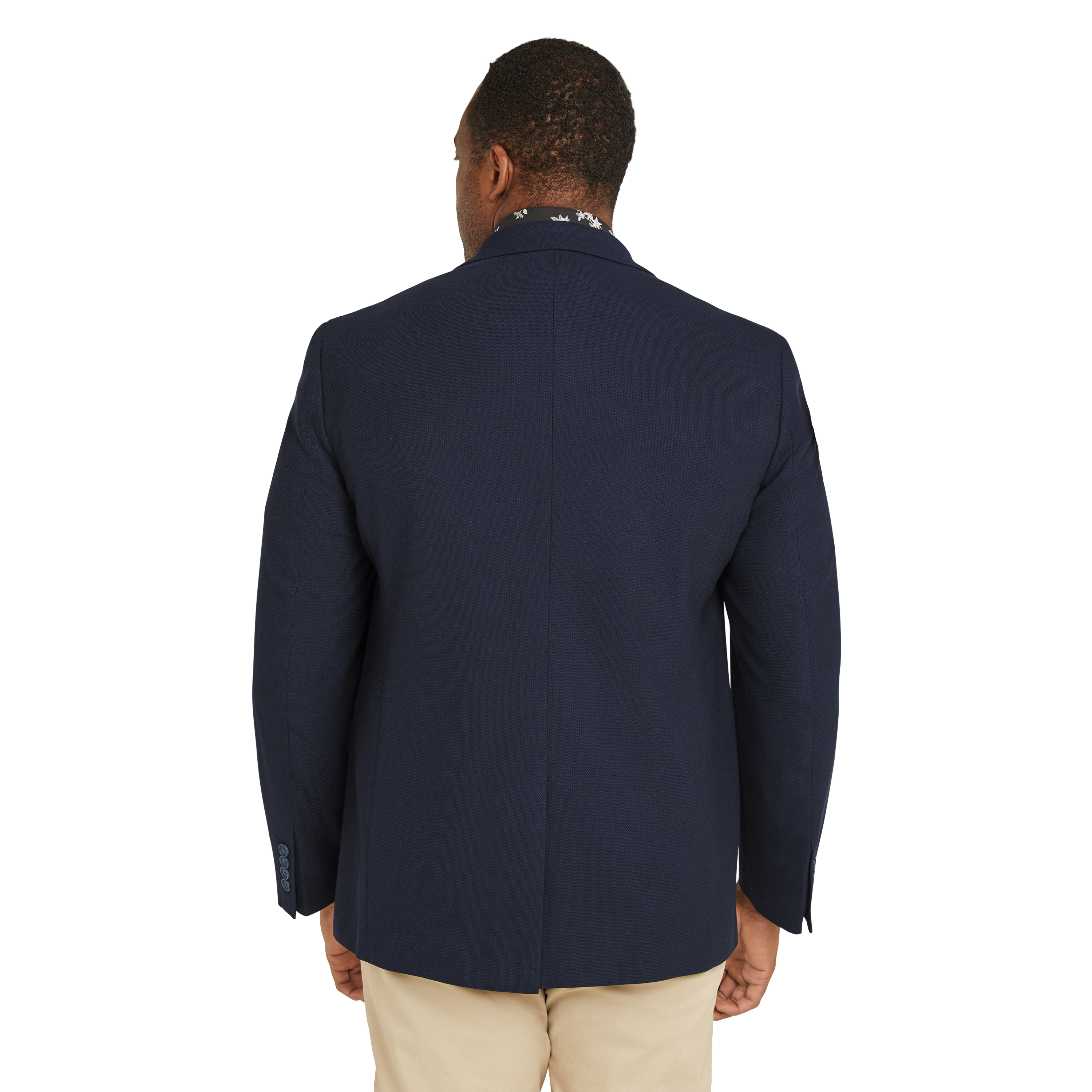 Navy Rafferty Textured Blazer