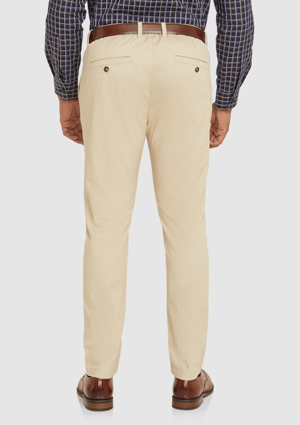 Sand Chester Relaxed Tapered Chino