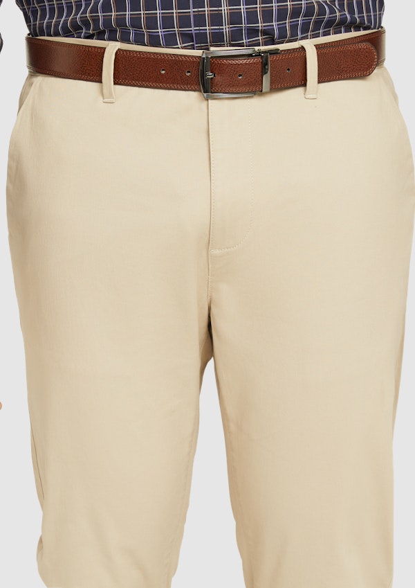 Sand Chester Relaxed Tapered Chino