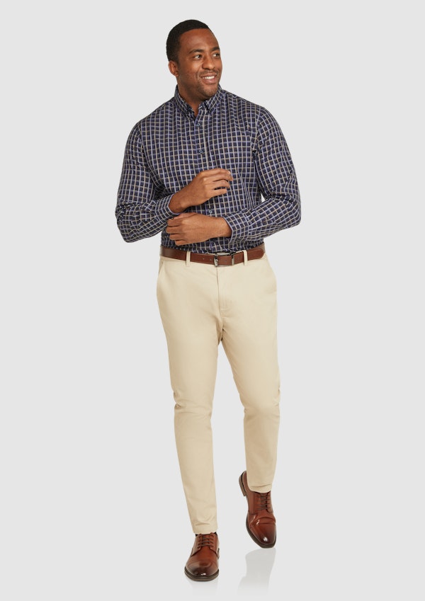 Sand Chester Relaxed Tapered Chino