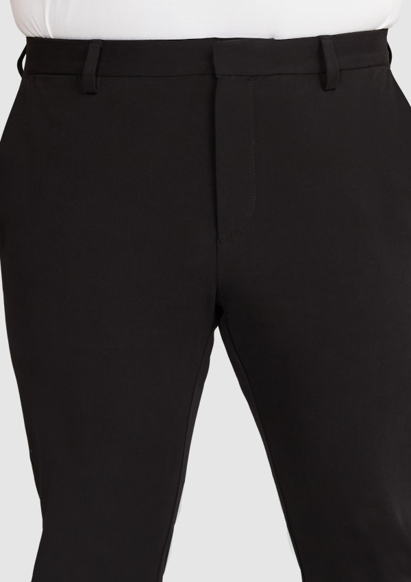 Black Comfort Flex Chino