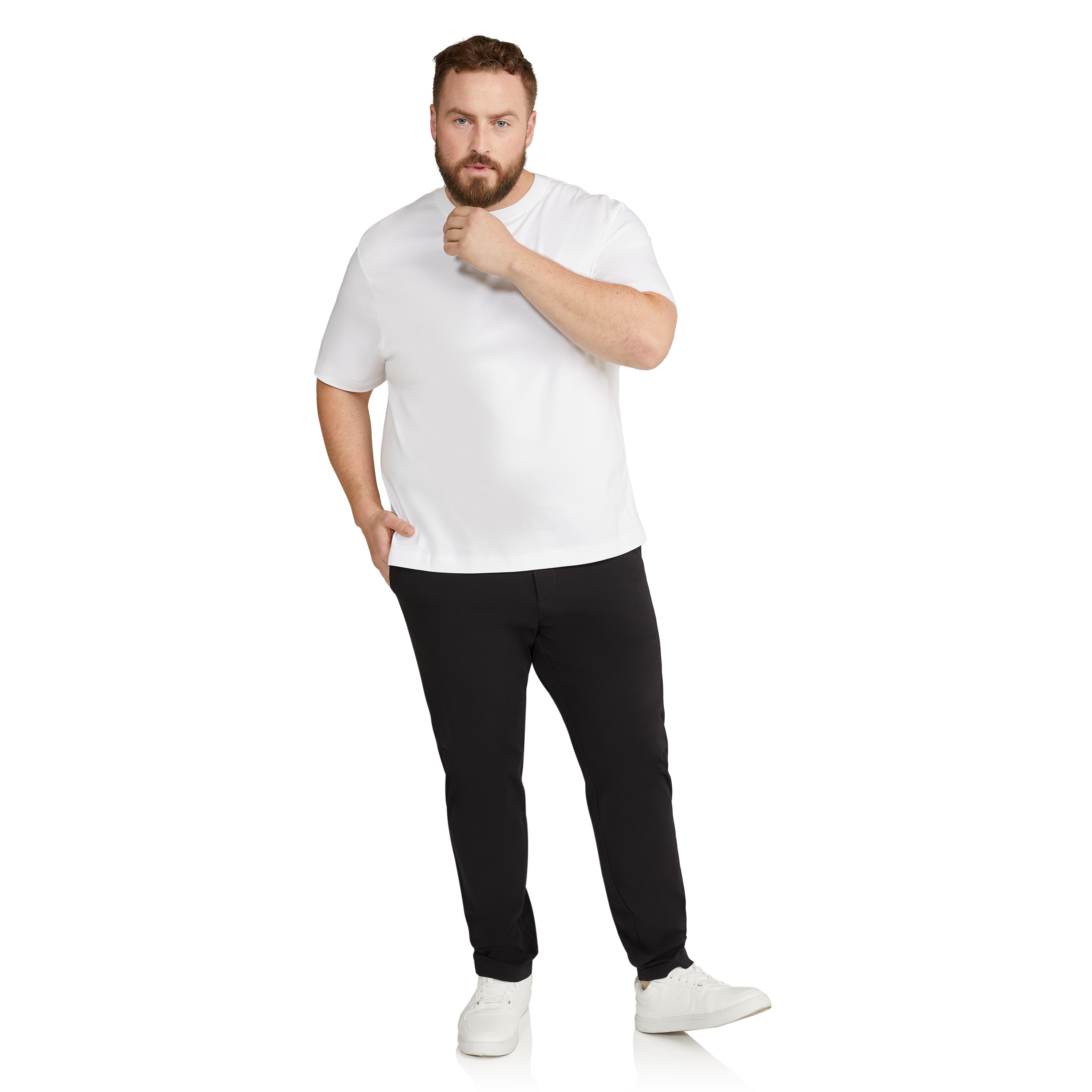 Black Comfort Flex Chino