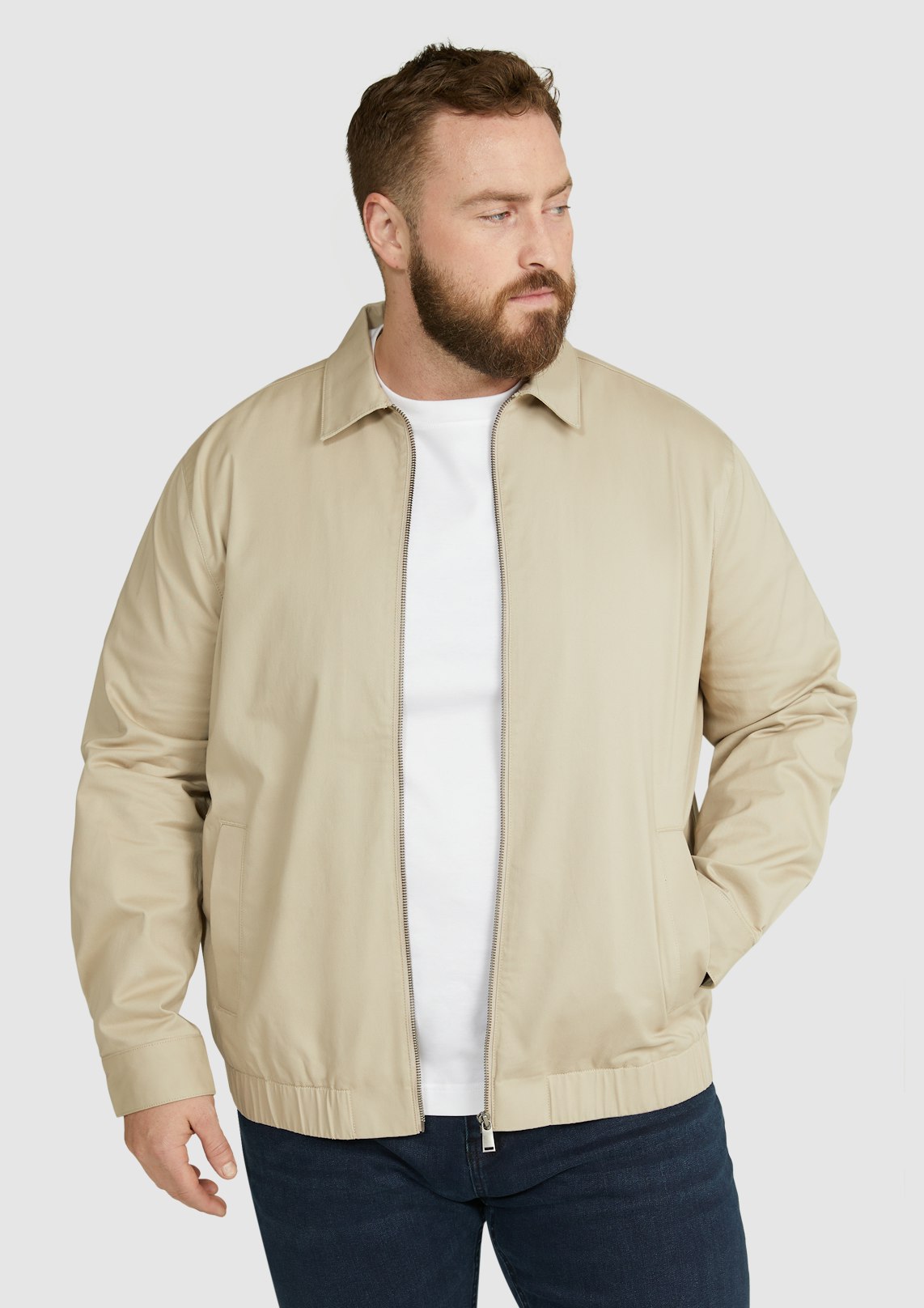 Sand Chester Harrington Jacket