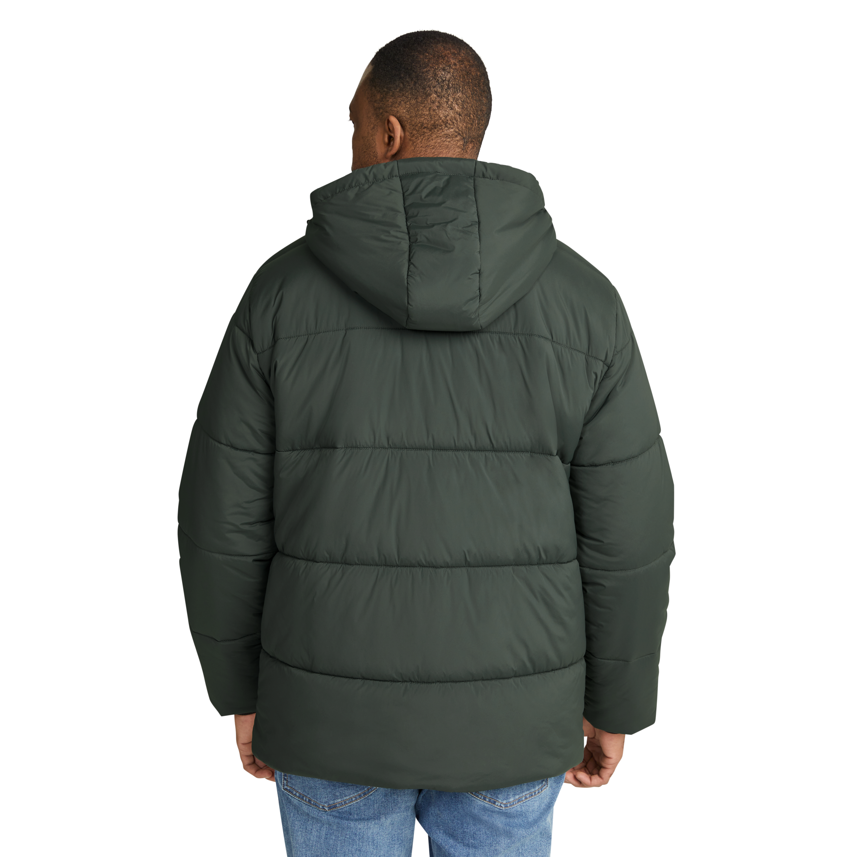 Dark Green Marsden Puffer Jacket