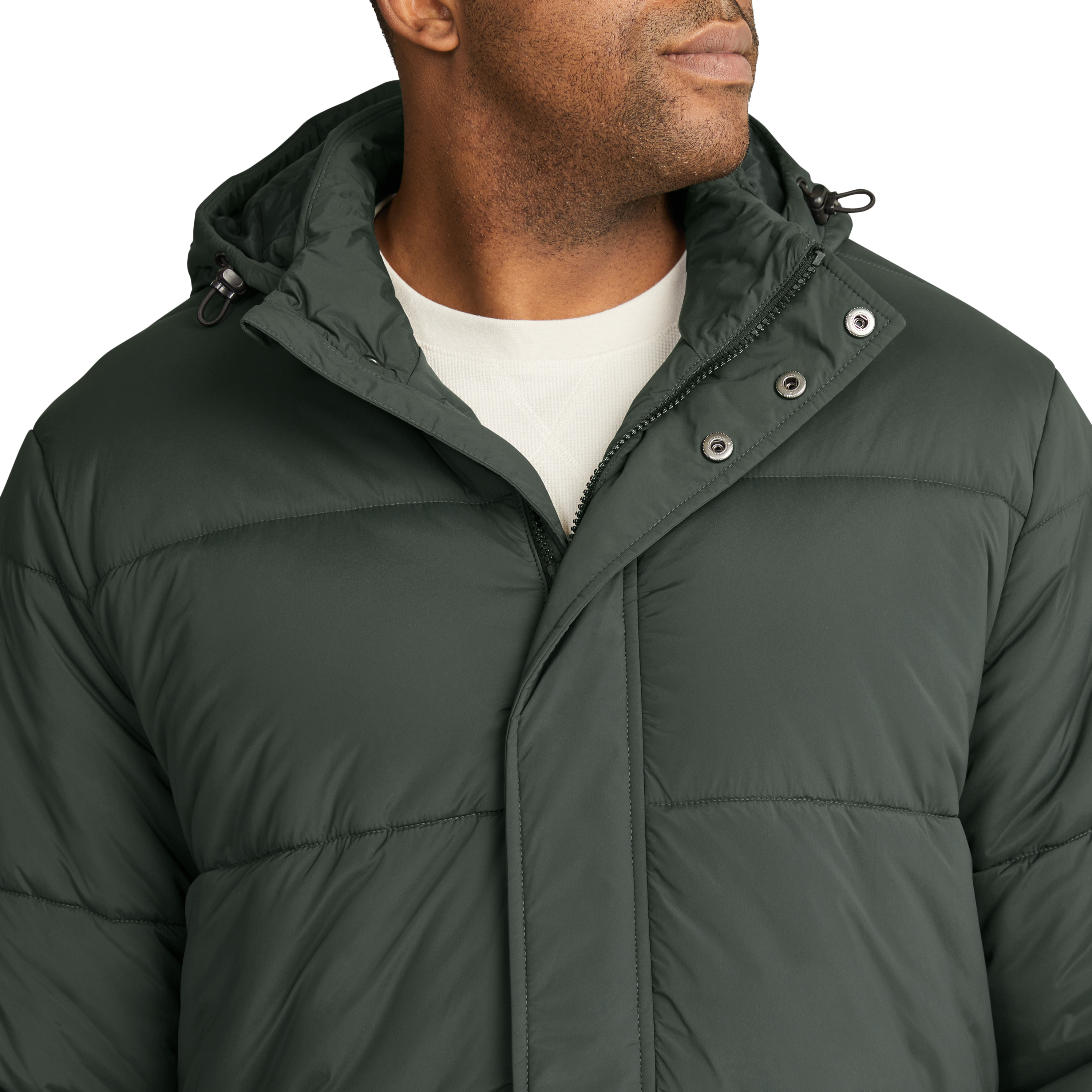 Dark Green Marsden Puffer Jacket