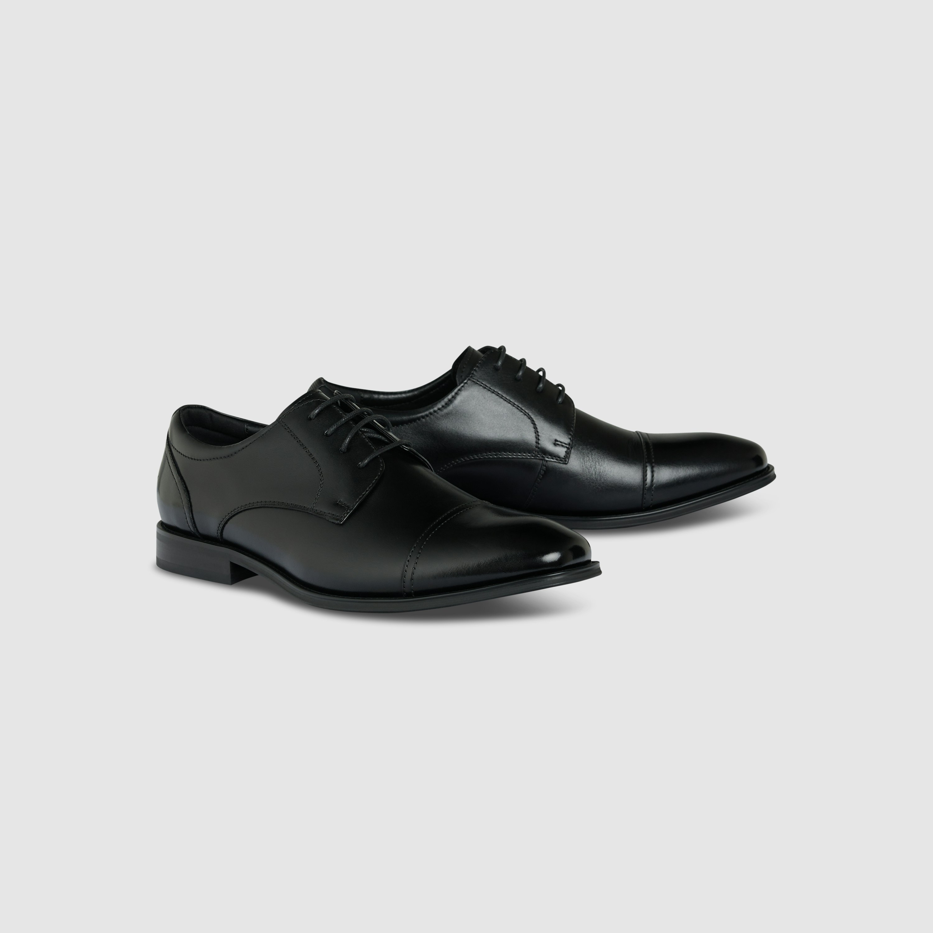 Black Alfie Wide Ee Dress Shoe | Men's Shoe | Johnny Bigg AU