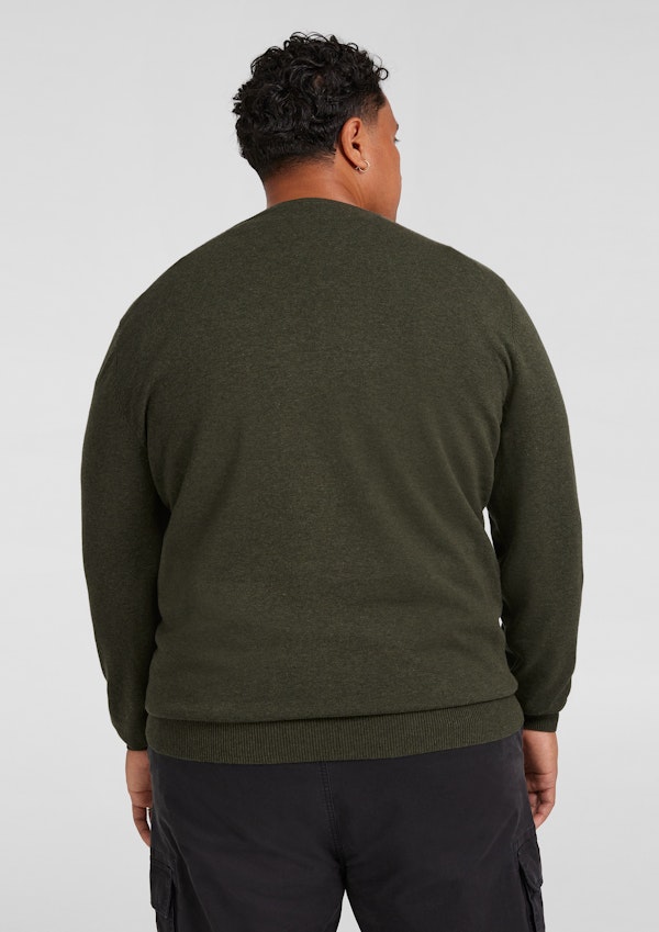 Green Marle Essential Crew Neck Sweater