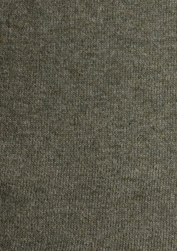 Green Marle Essential V Neck Sweater