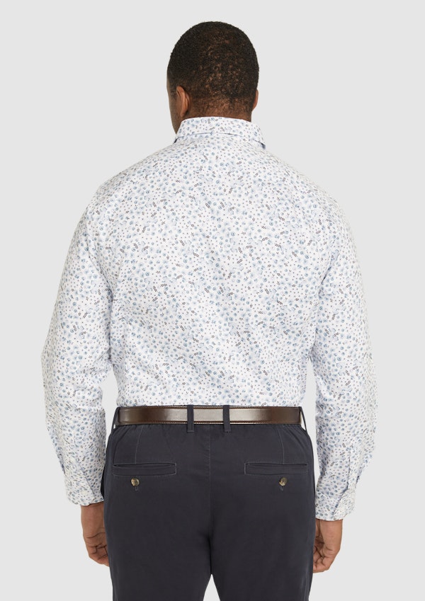 White Mason Floral Shirt