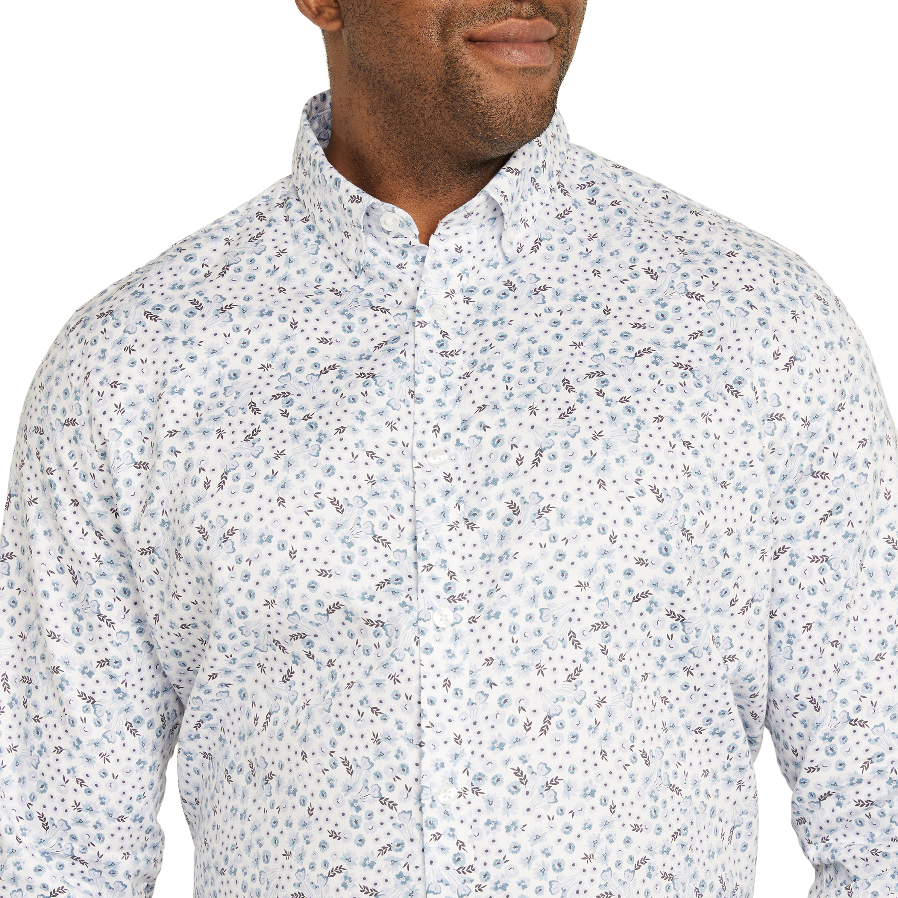 White Mason Floral Shirt