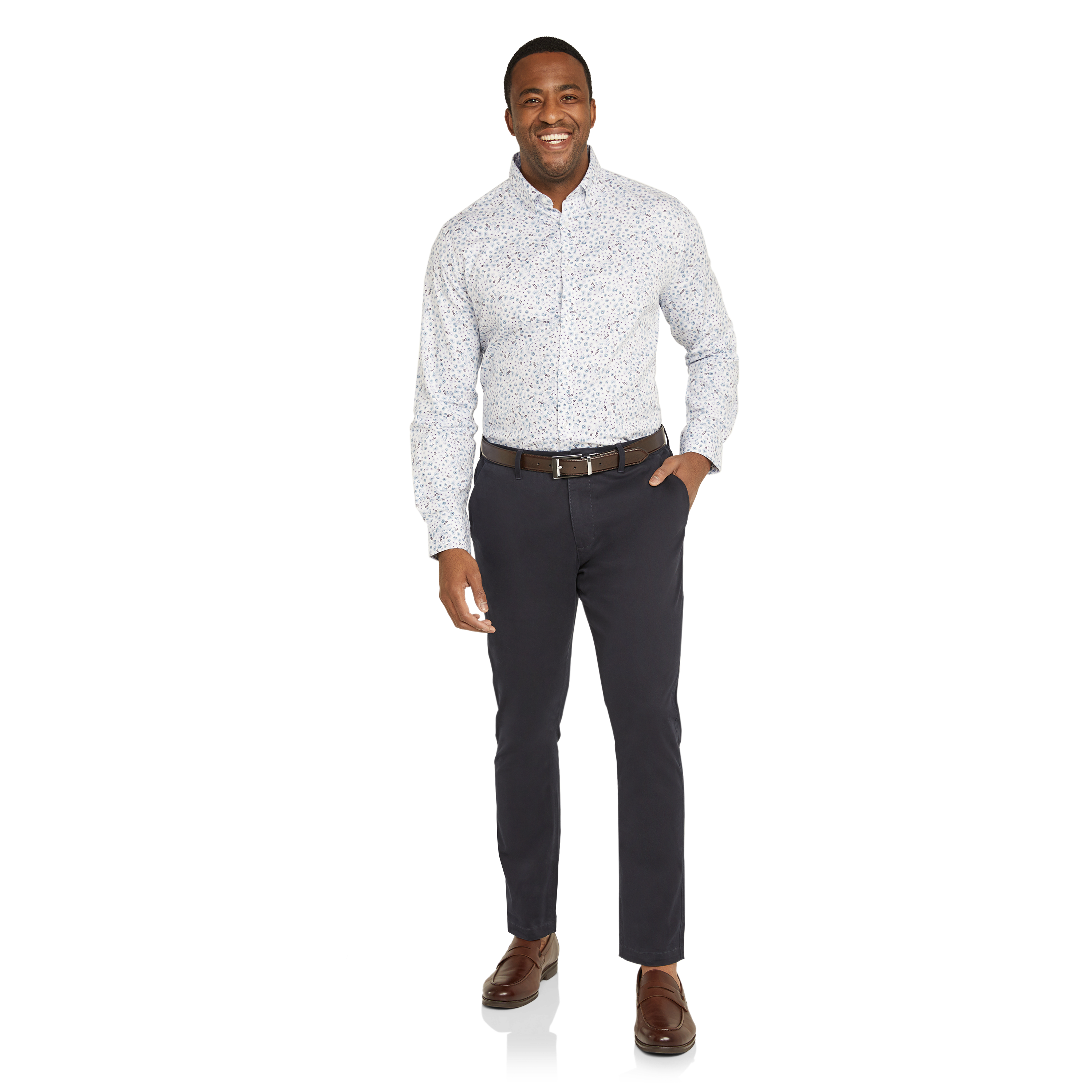 White Mason Floral Shirt