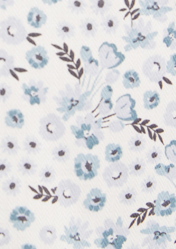 White Mason Floral Shirt