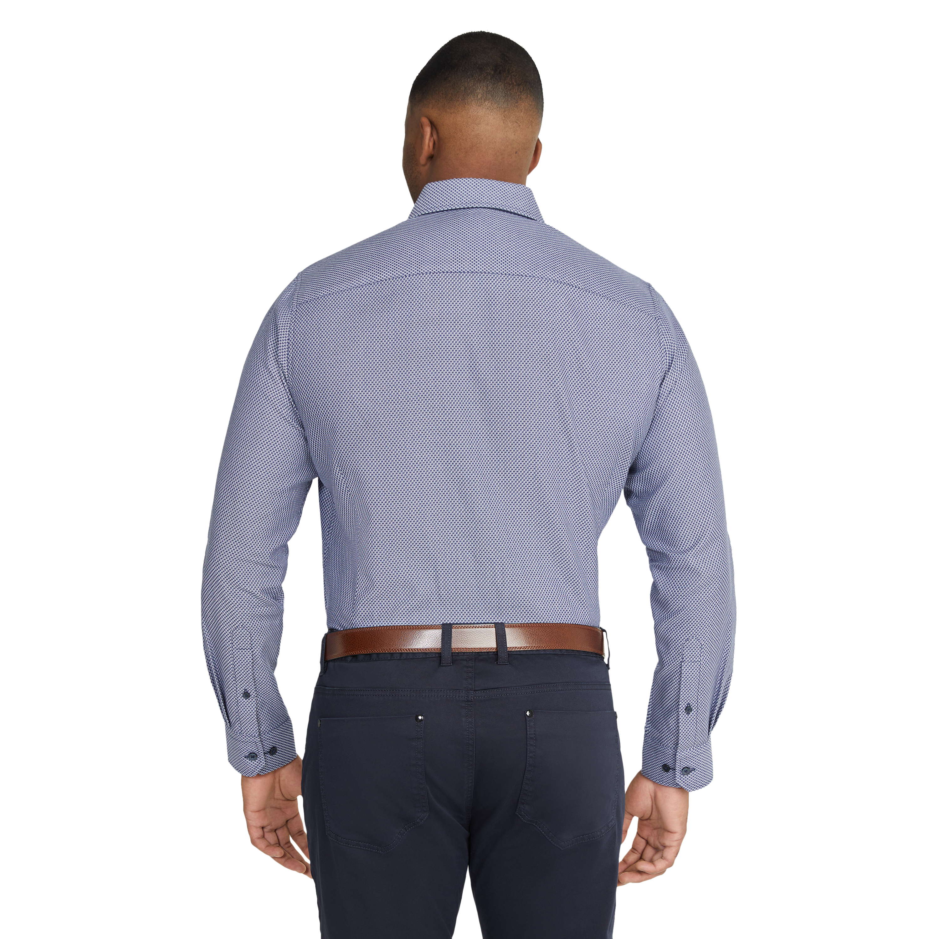 Navy Eastwood Textured Shirt