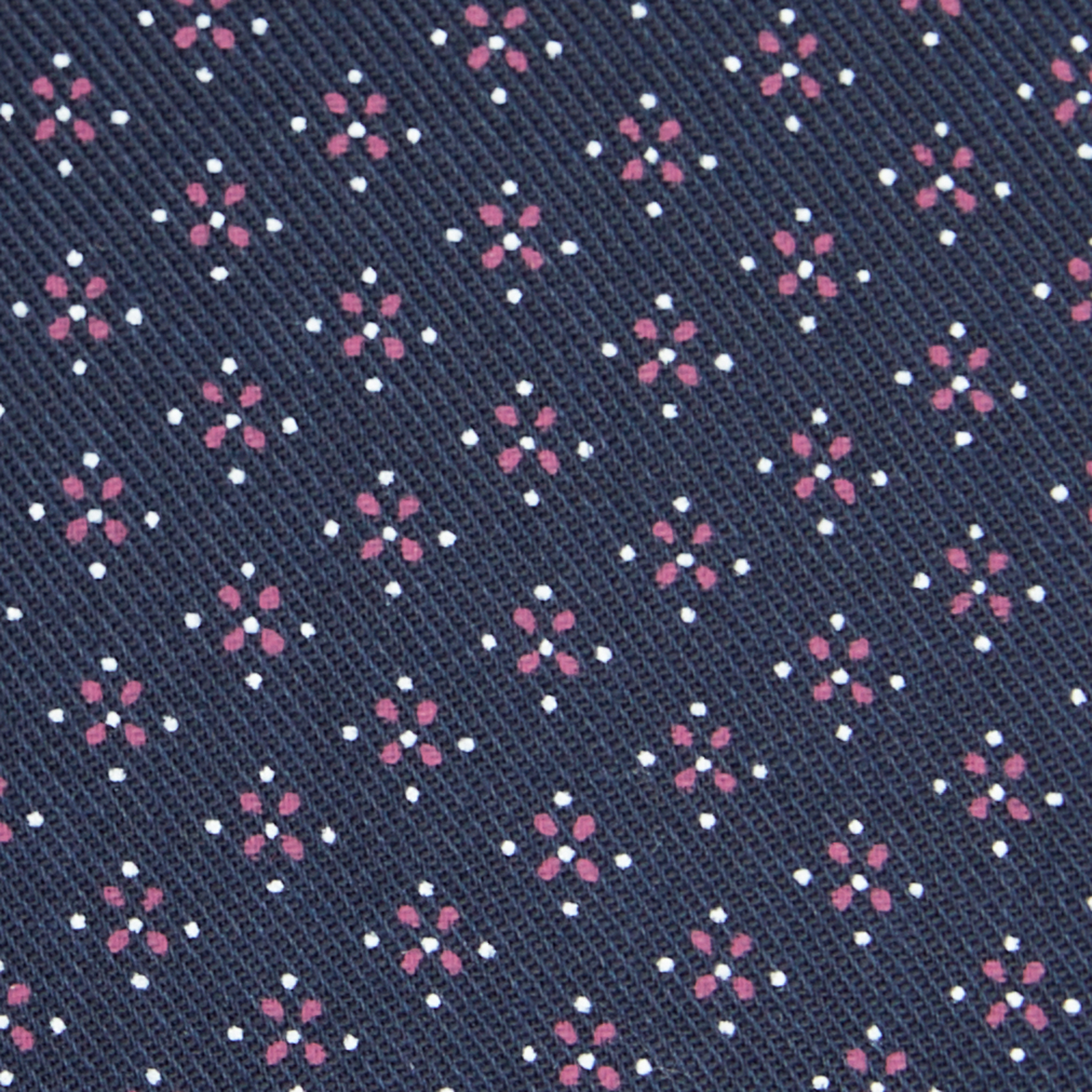 Navy Norris Micro Print Shirt