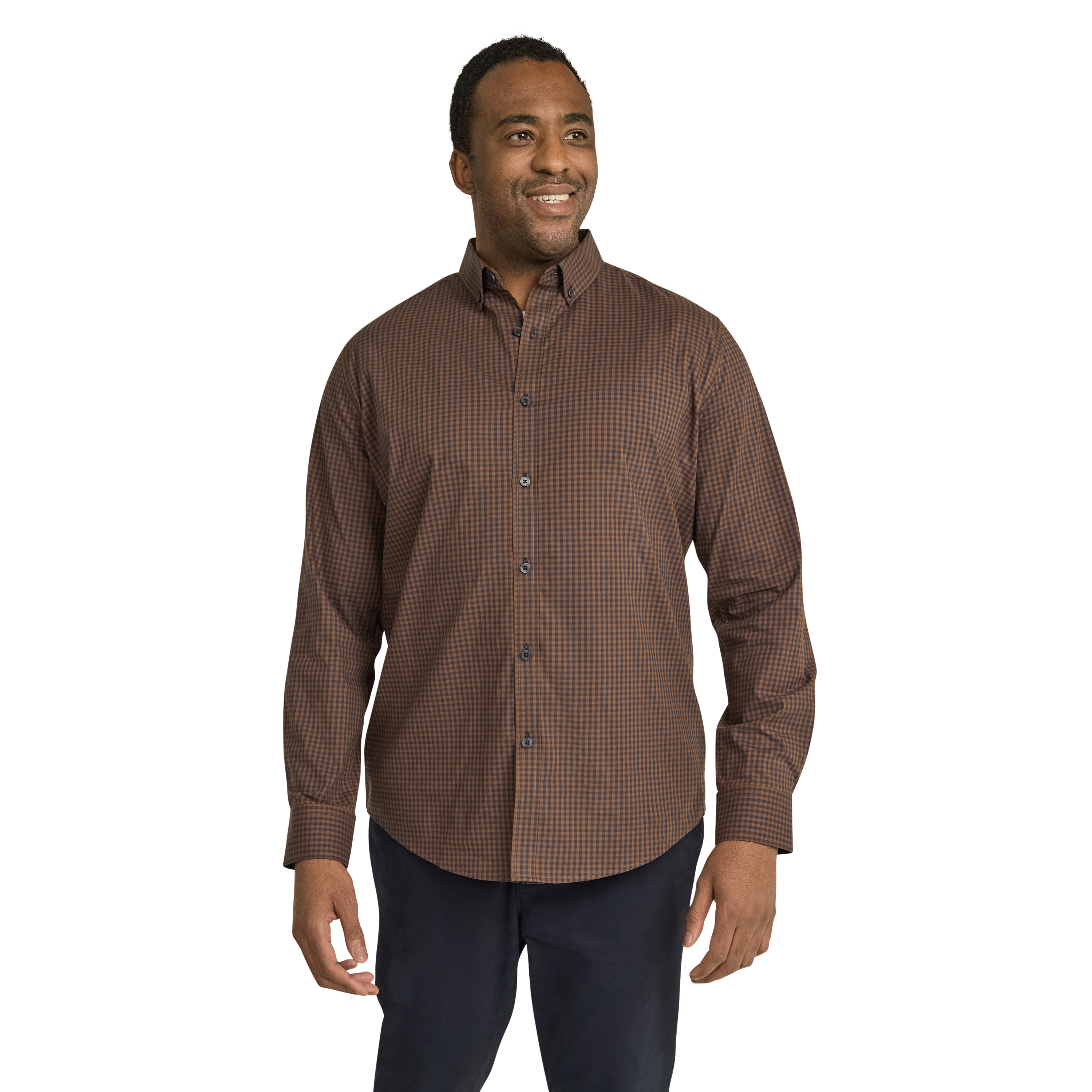 Mustard Montreal Check Shirt | Men's Tops | Johnny Bigg AU