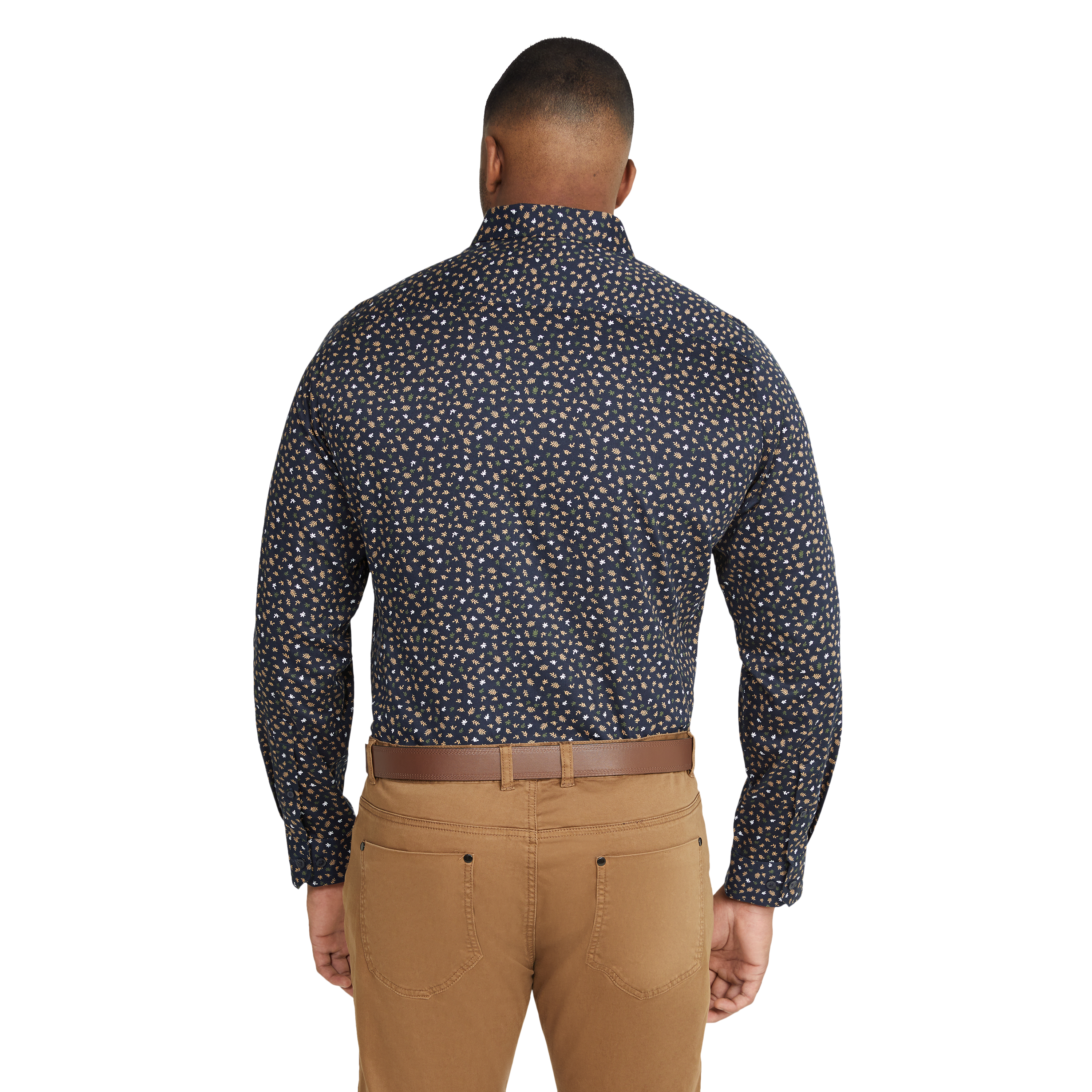 Navy Lennon Floral Shirt