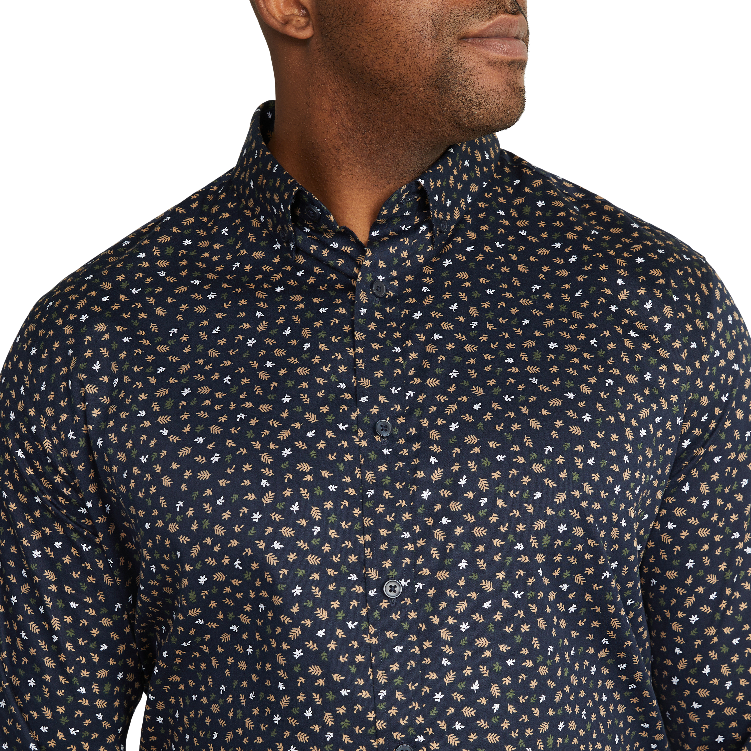 Navy Lennon Floral Shirt