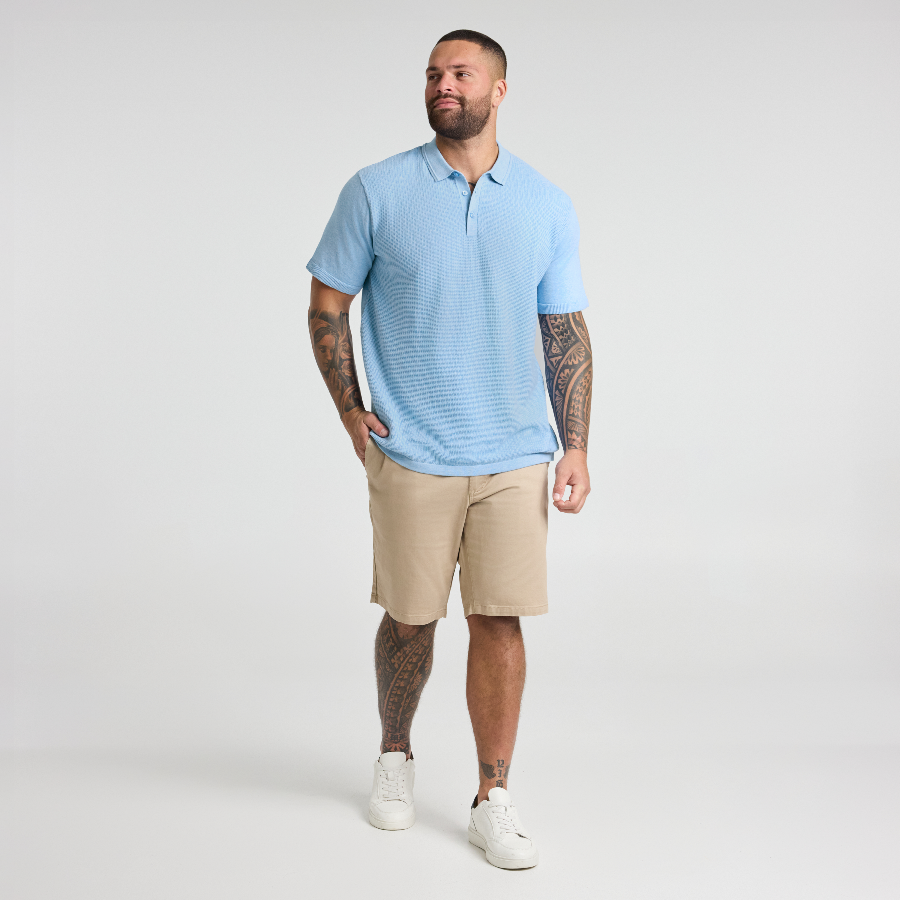 Blue Marle Myles Knitted Polo