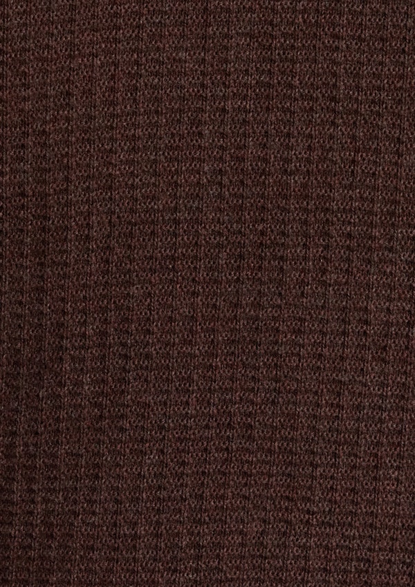 Chocolate Myles Knitted Polo