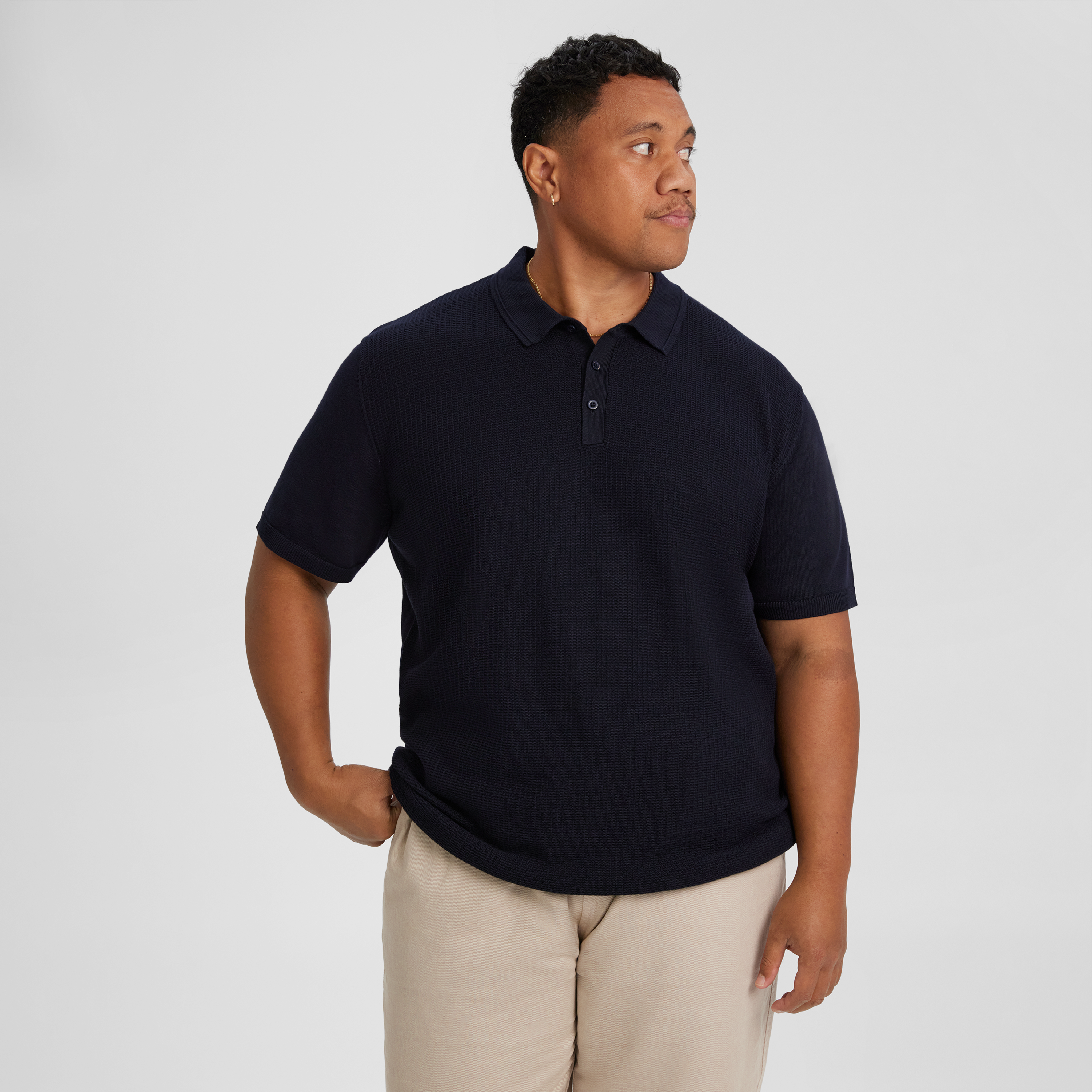Myles Knitted Polo