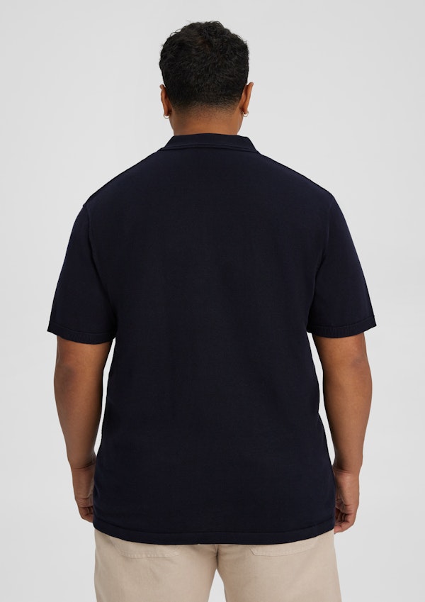 Ink Myles Knitted Polo