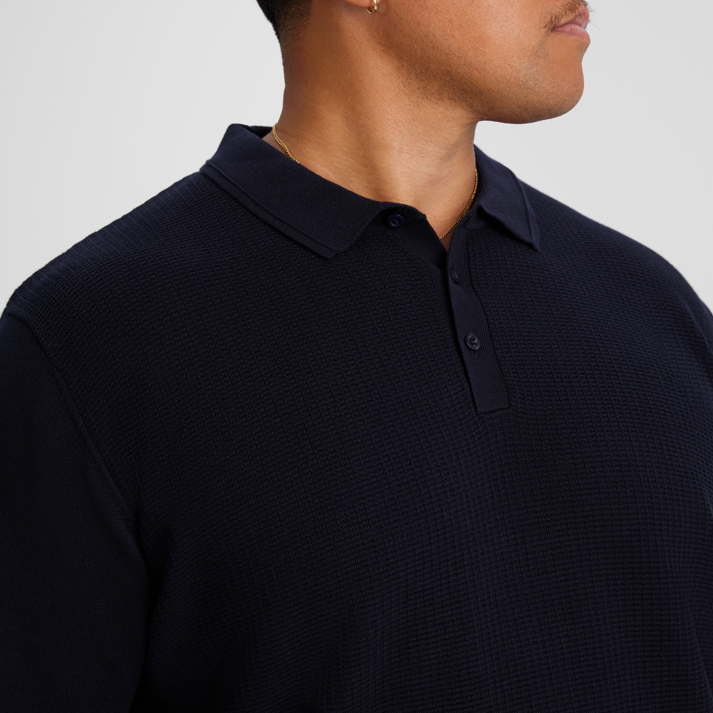 Ink Myles Knitted Polo