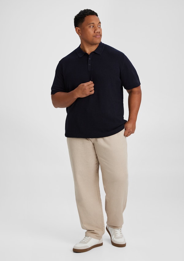 Ink Myles Knitted Polo