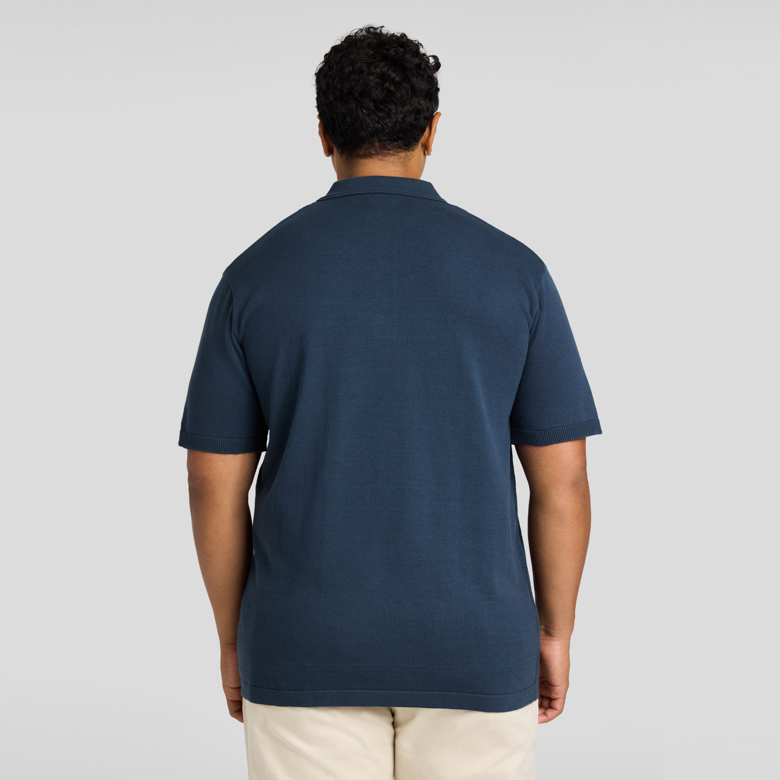 Petrol Myles Knitted Polo