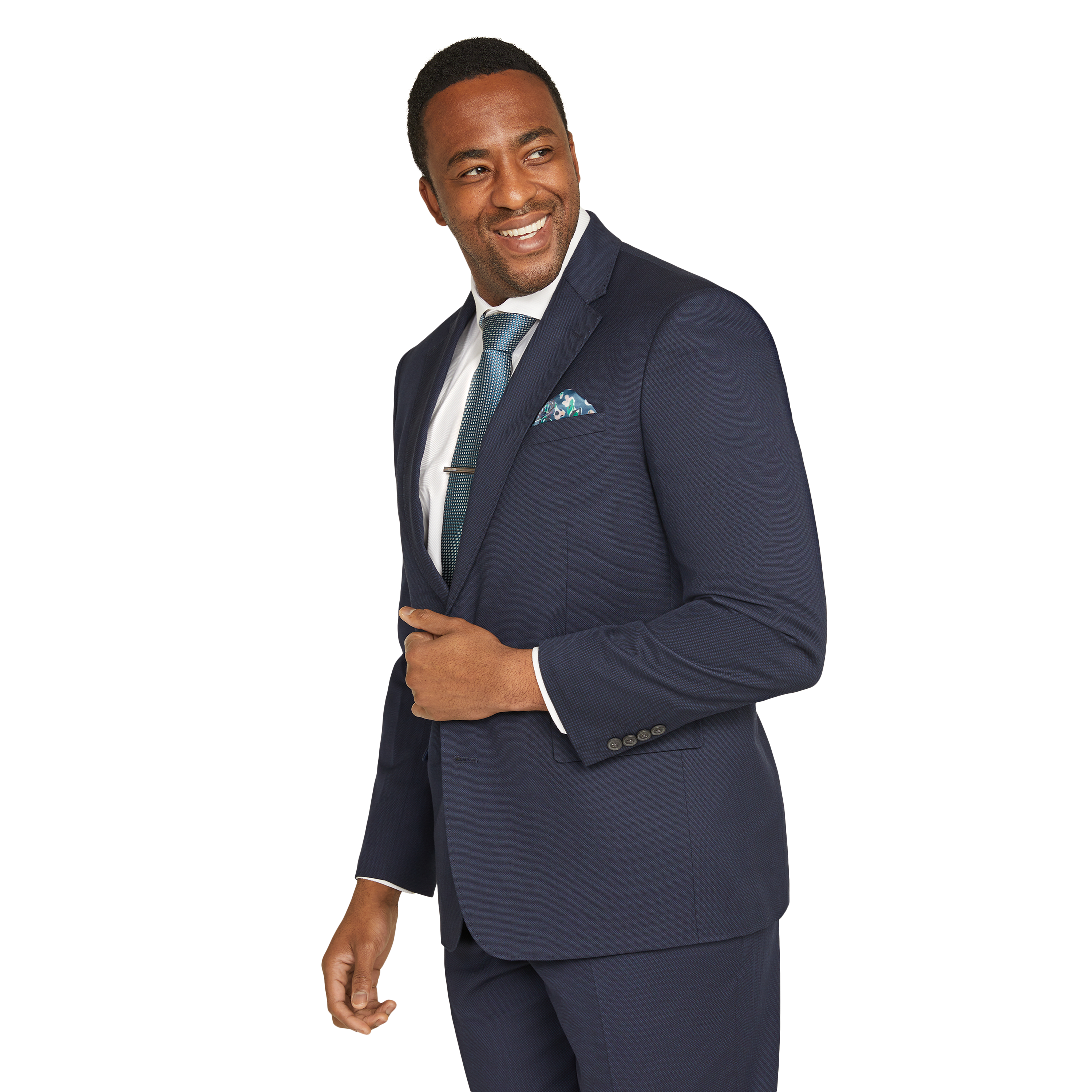 Navy Dalton Stretch Suit Jacket