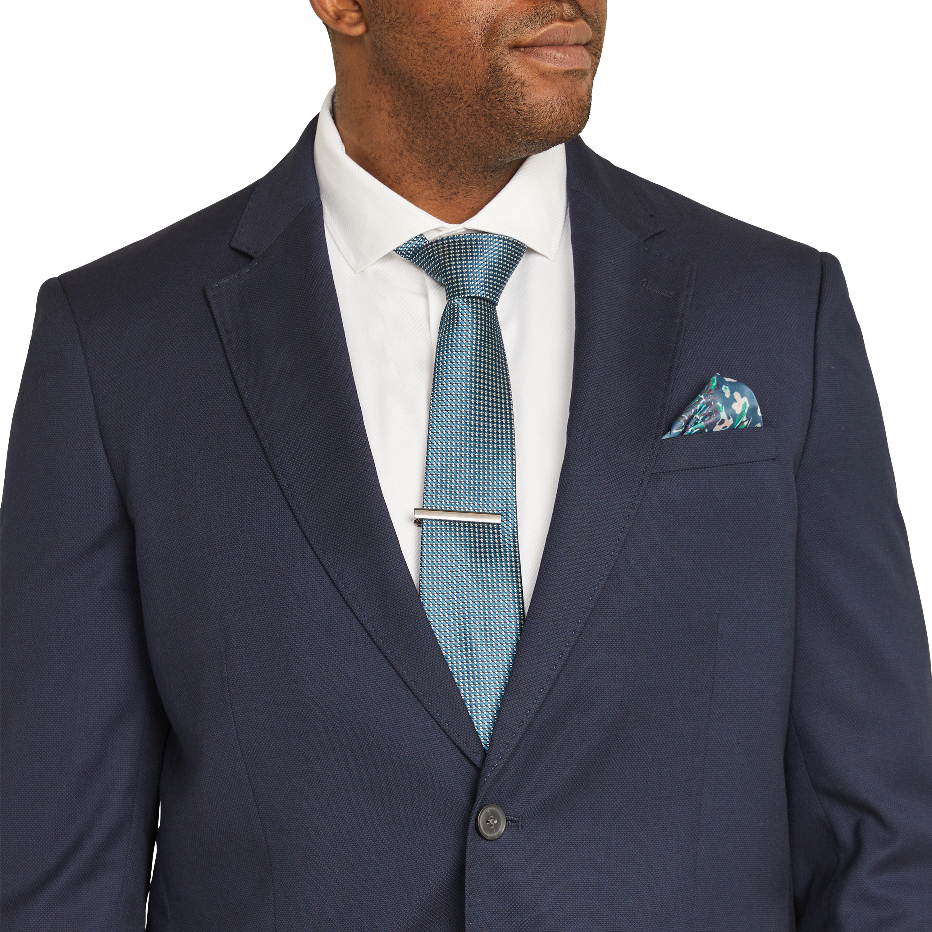 Navy Dalton Stretch Suit Jacket