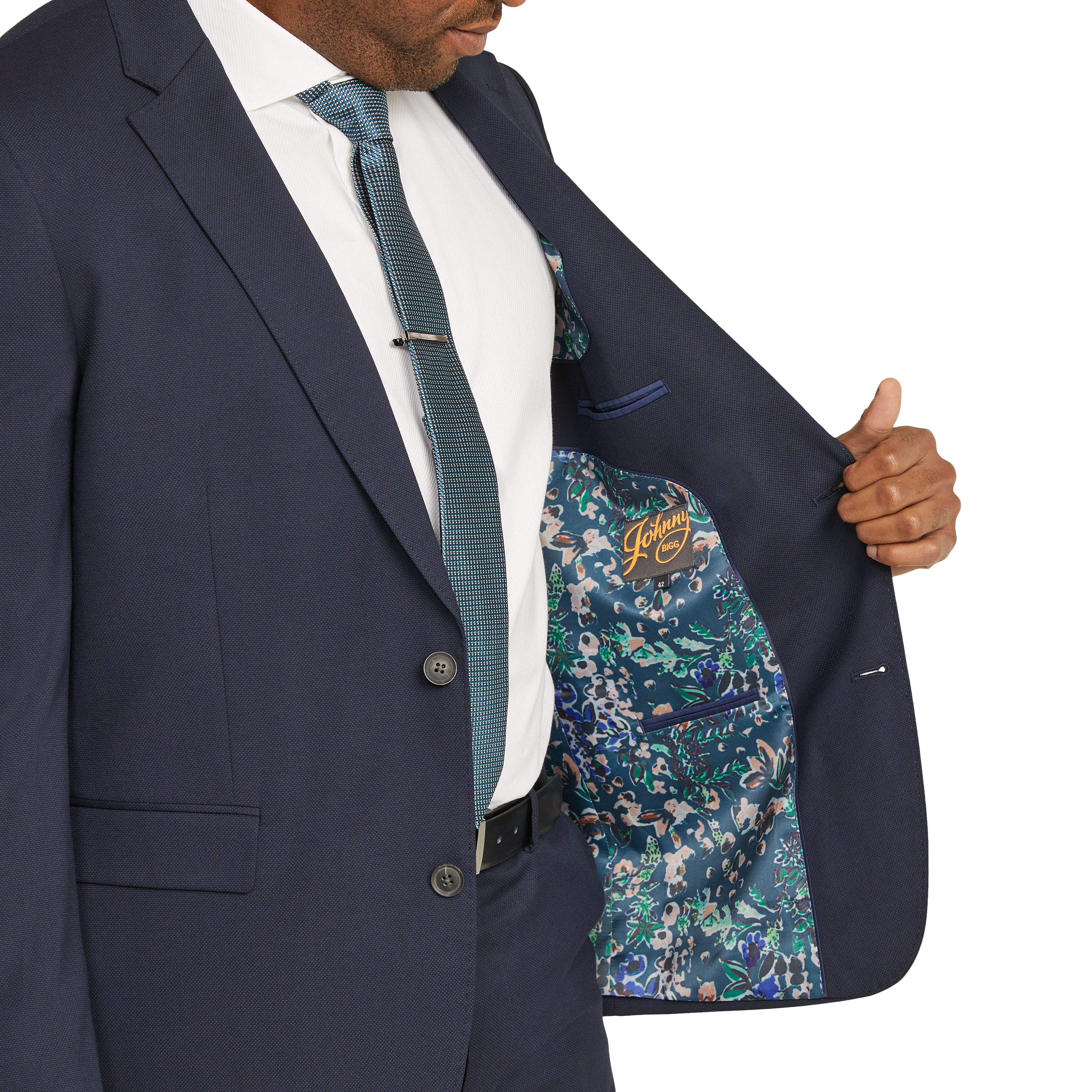 Navy Dalton Stretch Suit Jacket