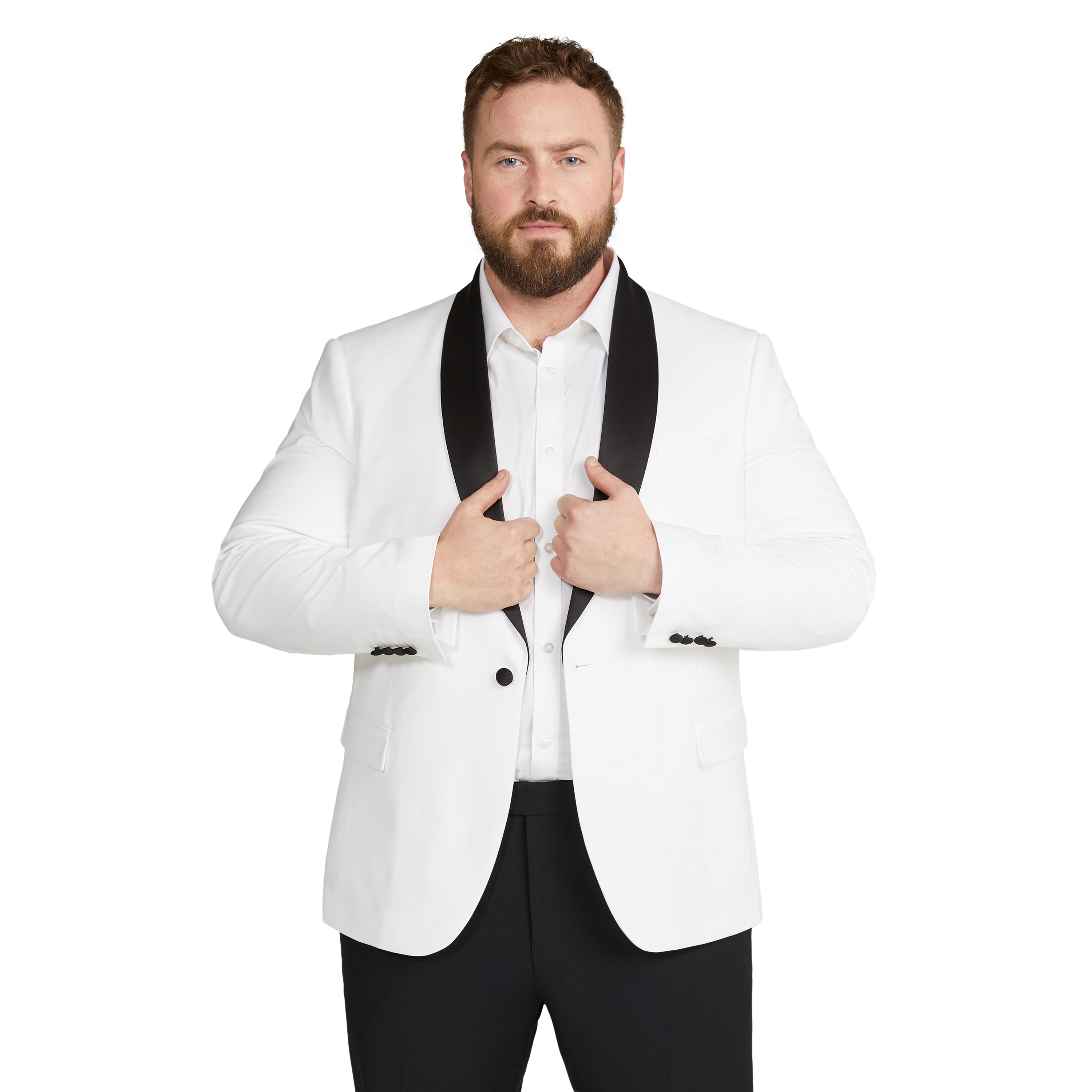 Bow Tie White Tuxedo Suits For Mens Pierce Tuxedo Suit Jacket - Main Image