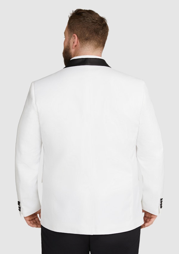 Ivory Pierce Tuxedo Suit Jacket