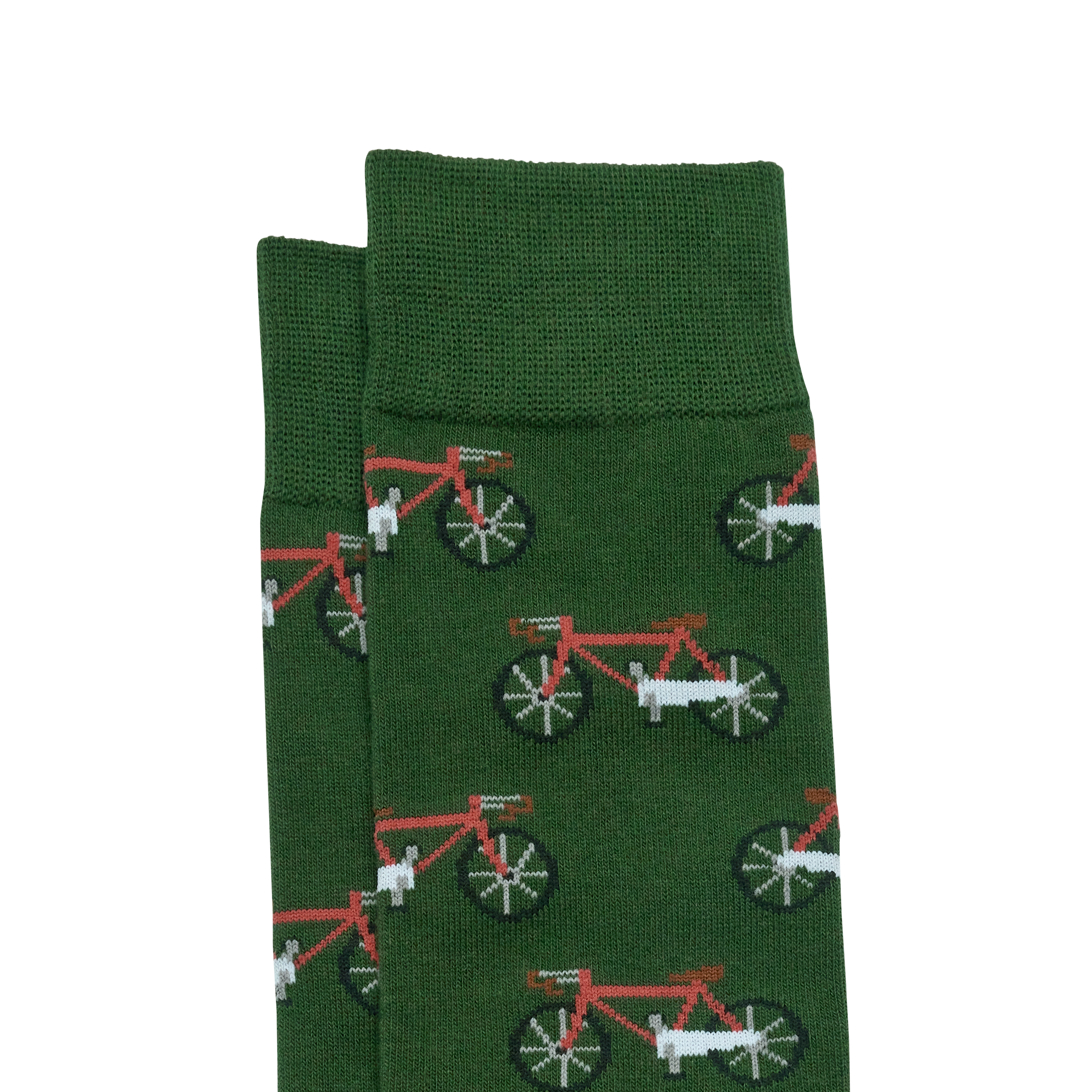 Pine Bicycle Fancy Sock