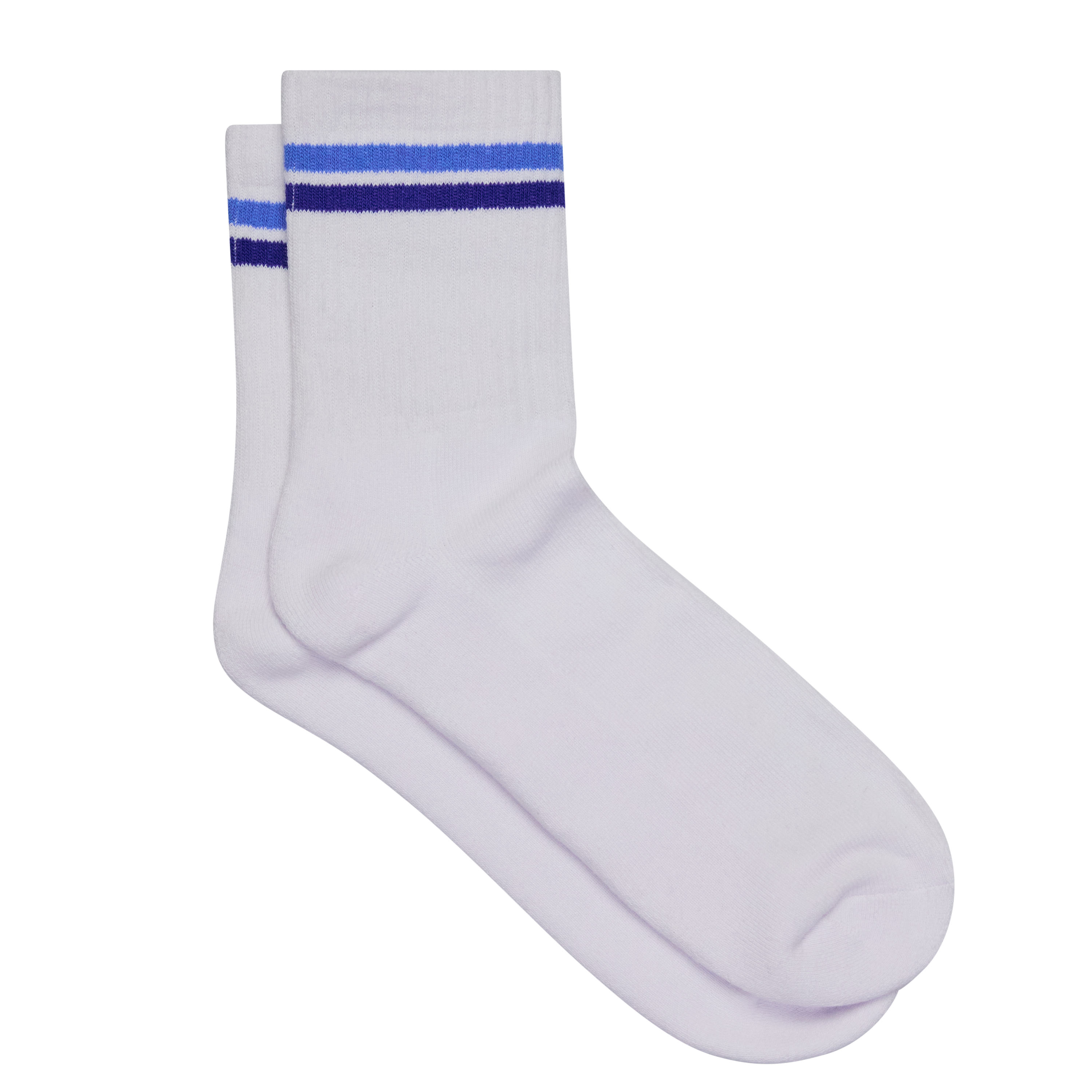 STRIPE RIB SPORTS SOCK
