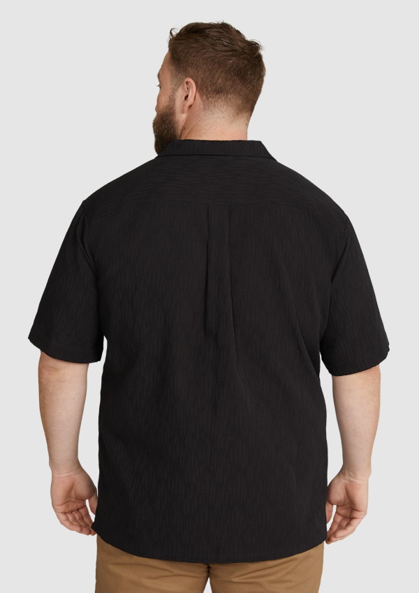 Black Griffen Relaxed Fit Shirt