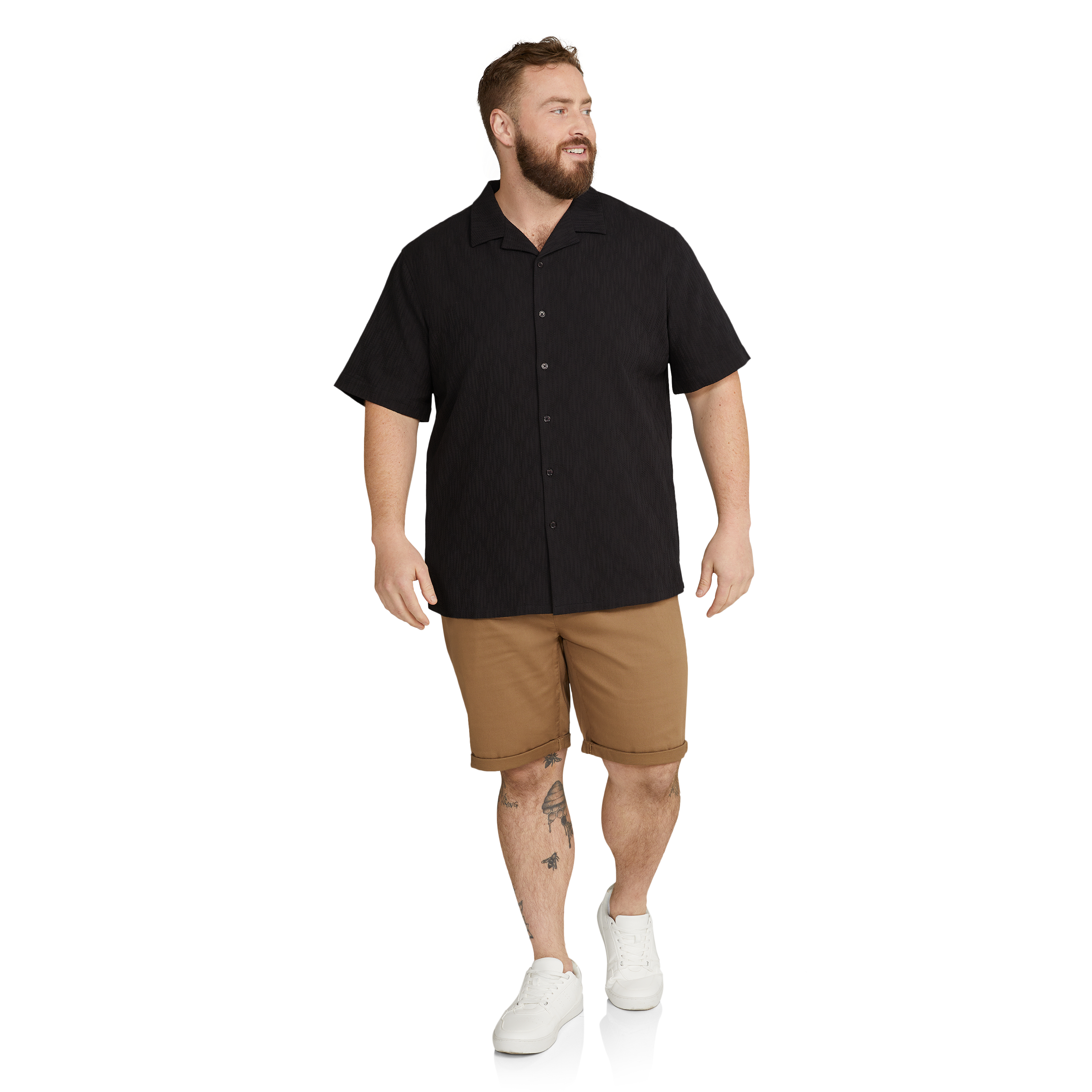 Black Griffen Relaxed Fit Shirt