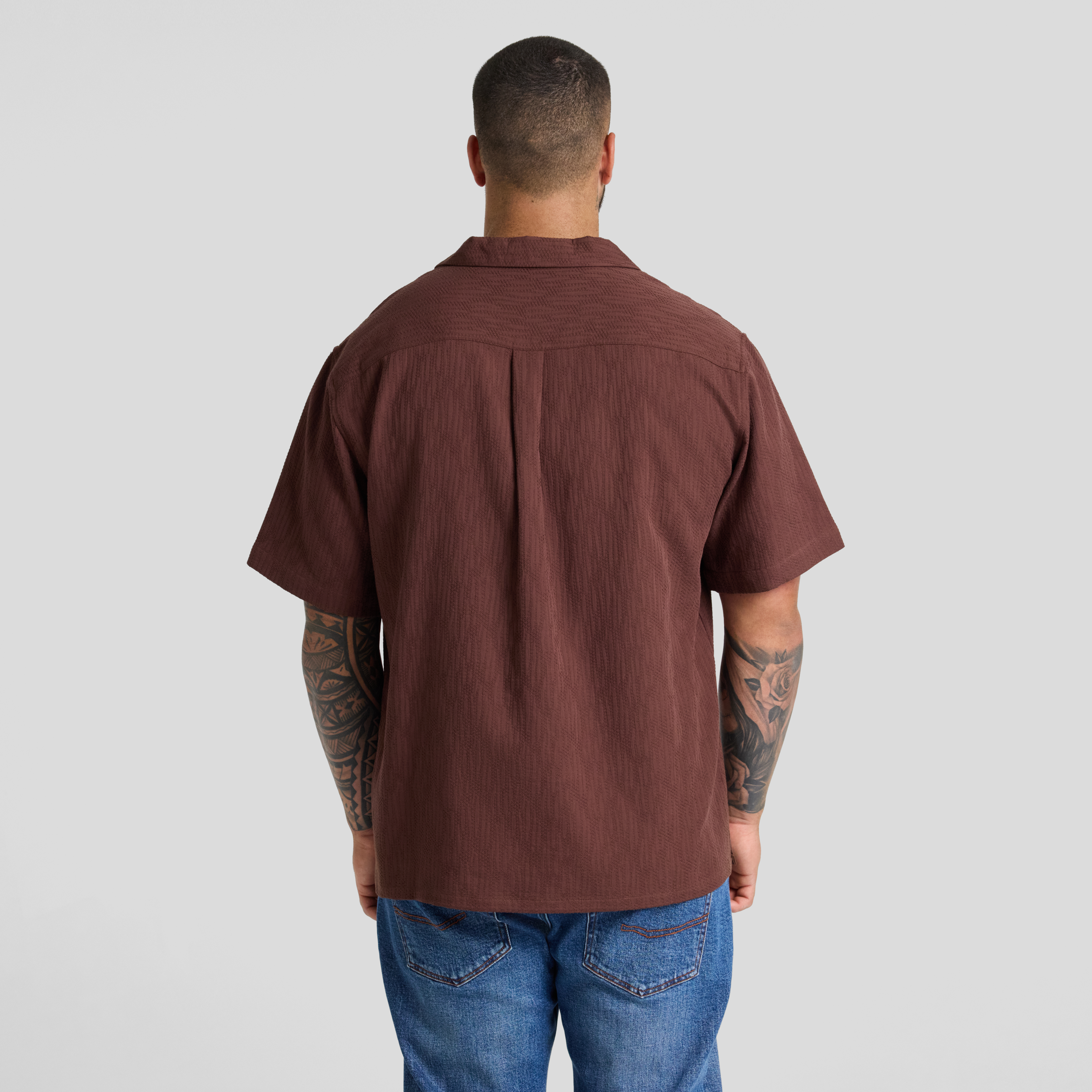 Brown Griffen Relaxed Fit Shirt