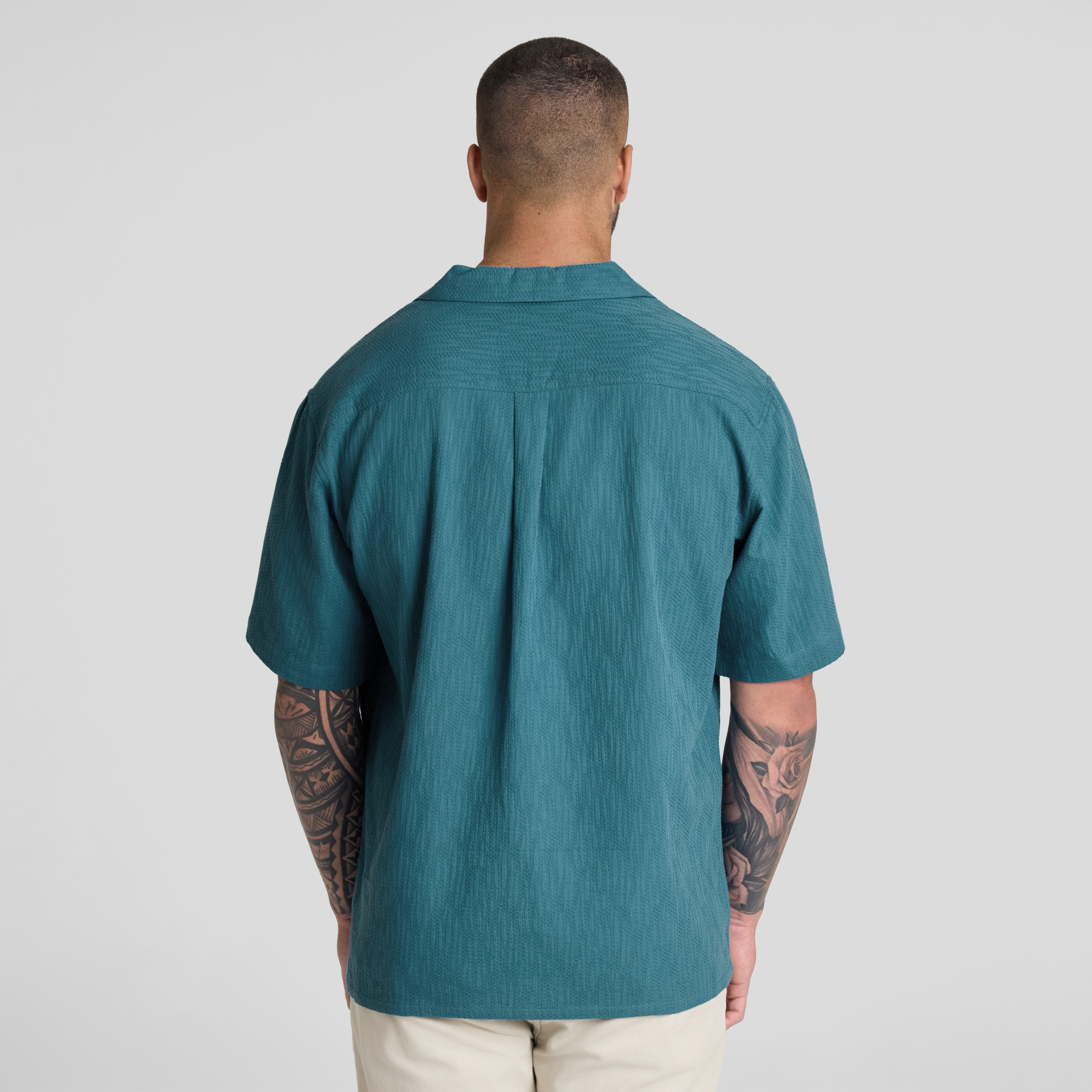 Teal Griffen Relaxed Fit Shirt