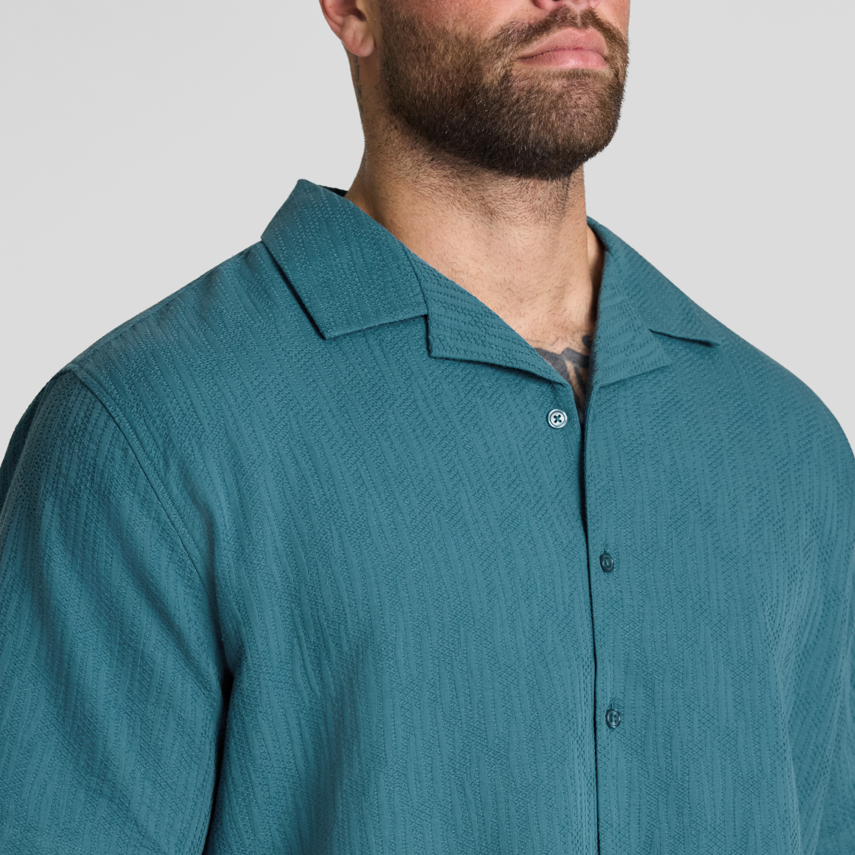 Teal Griffen Relaxed Fit Shirt