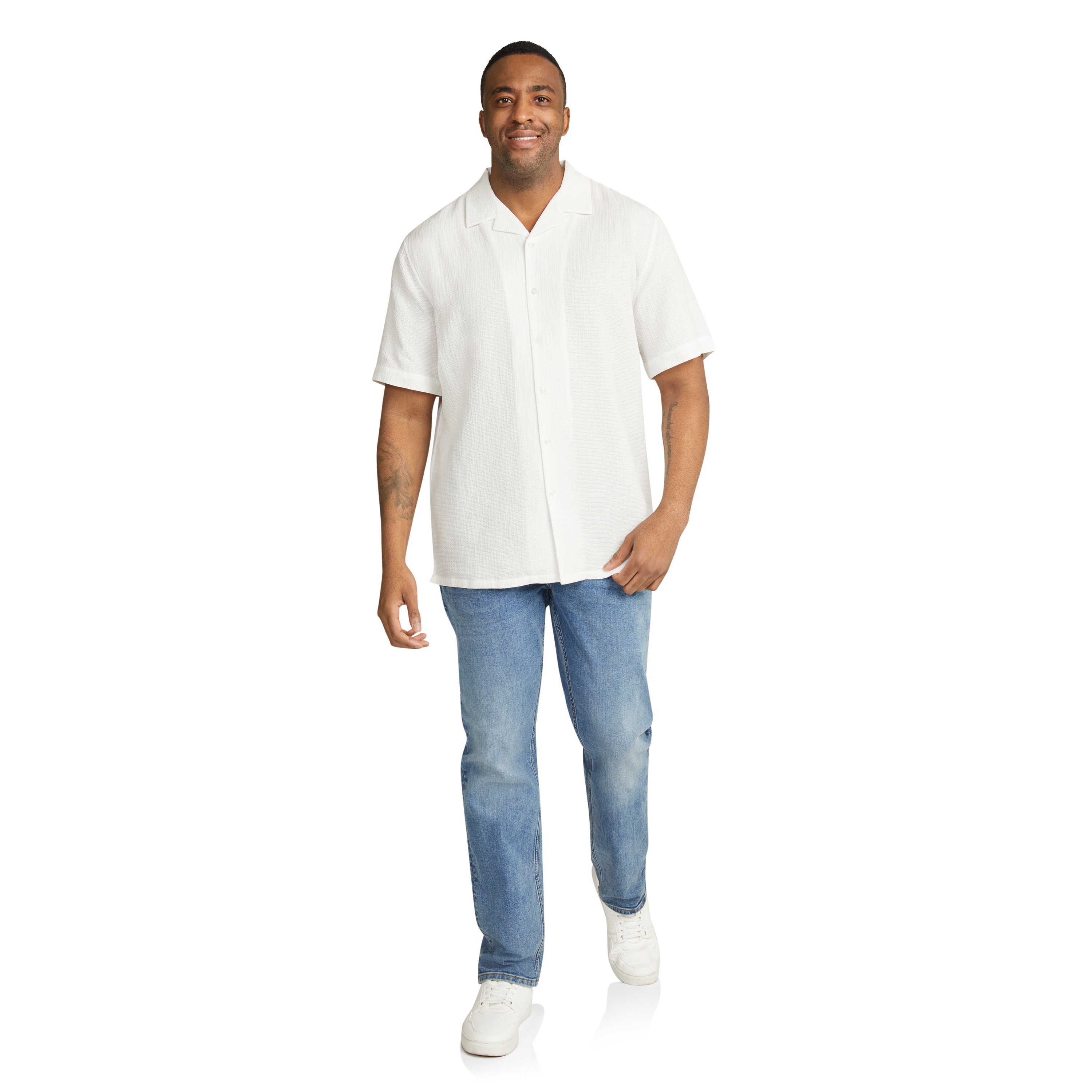 White Griffen Relaxed Fit Shirt