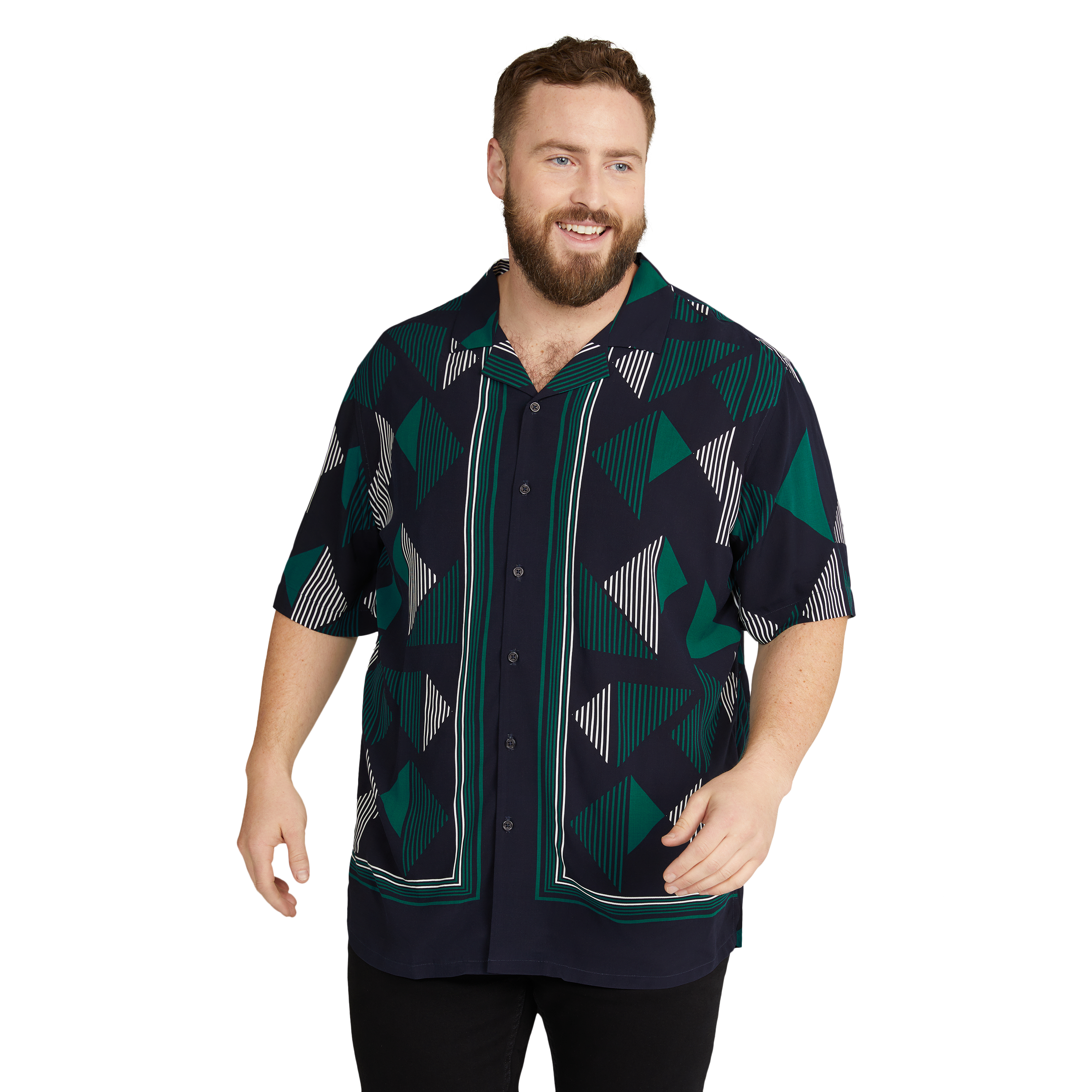 Button Up Mens Casual Shirts Big And Tall Big Tall Gothic Men's