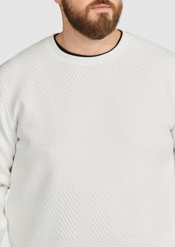 Ivory Bradley Jacquard Crew Sweat