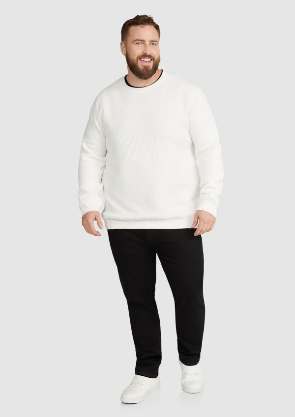 Ivory Bradley Jacquard Crew Sweat