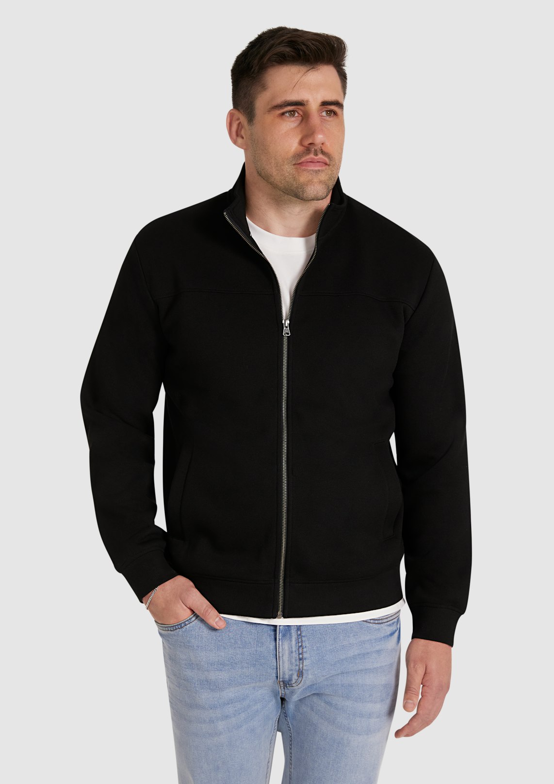 Simeon Textured Zip Thru