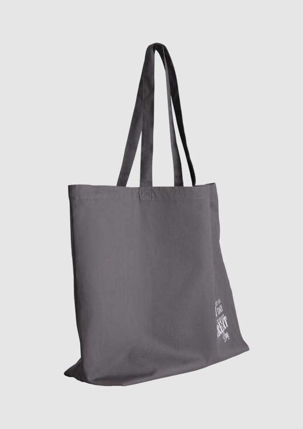 Charcoal Beyond Blue Canvas Bag