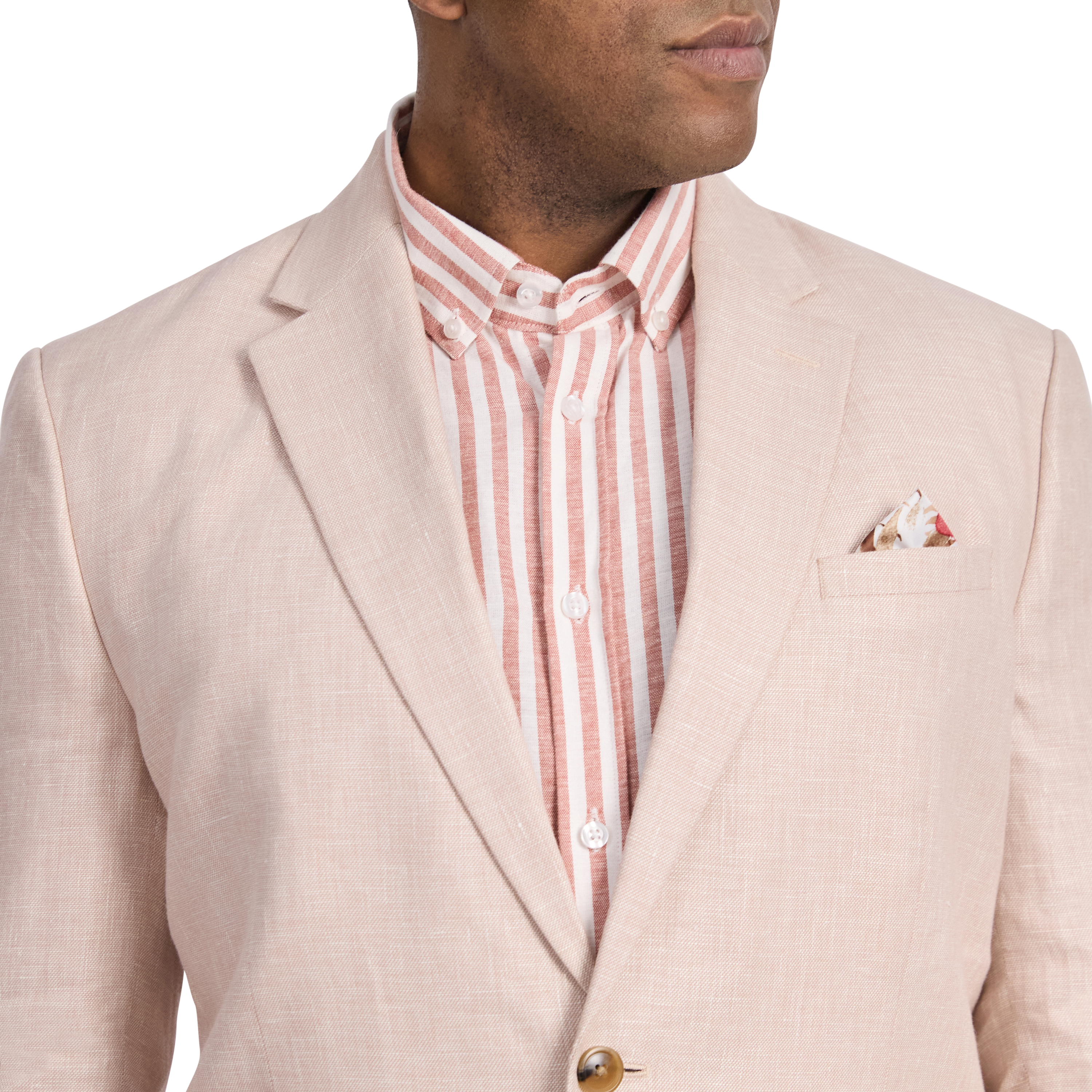 Champagne Jensen Linen Blend Blazer