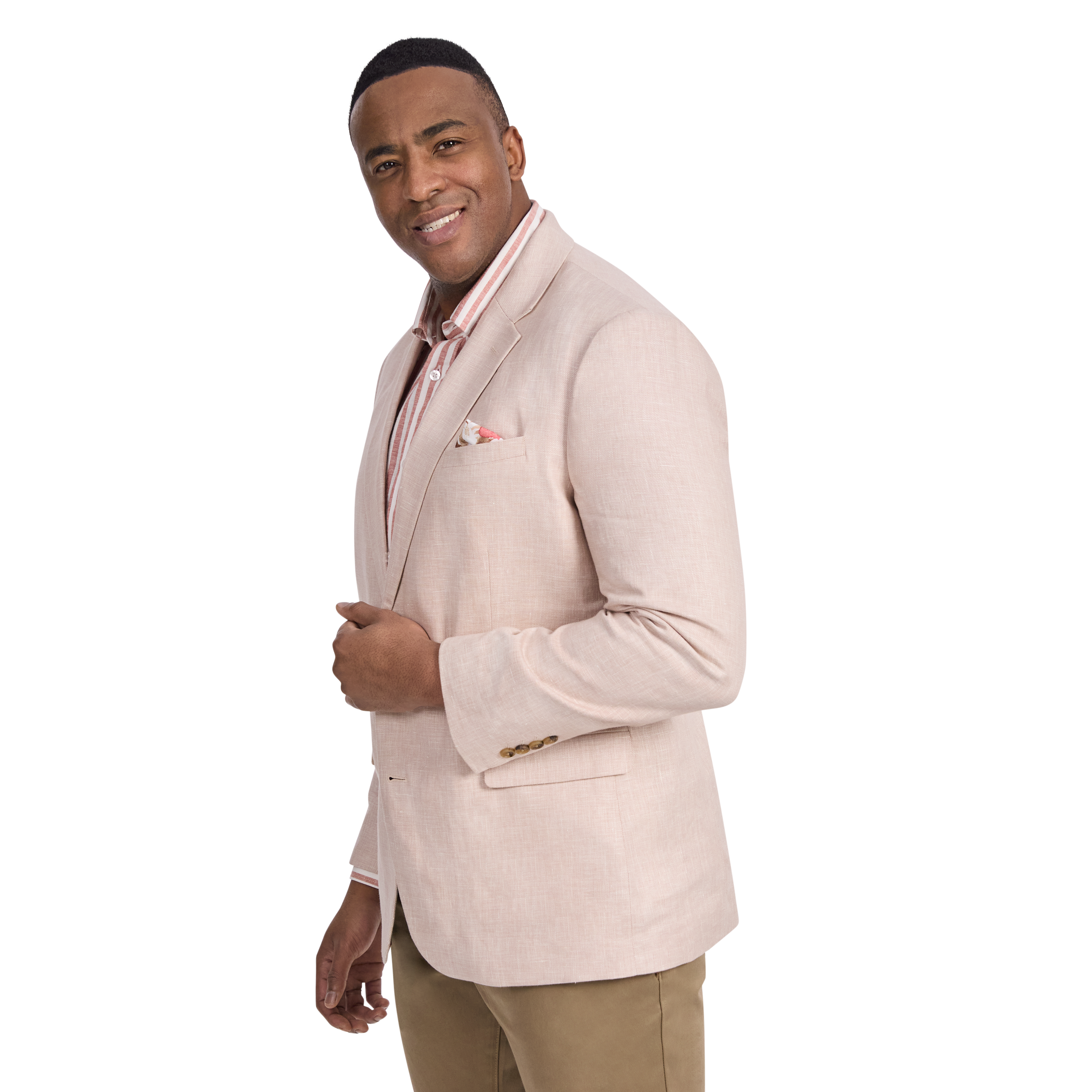 Champagne Jensen Linen Blend Blazer